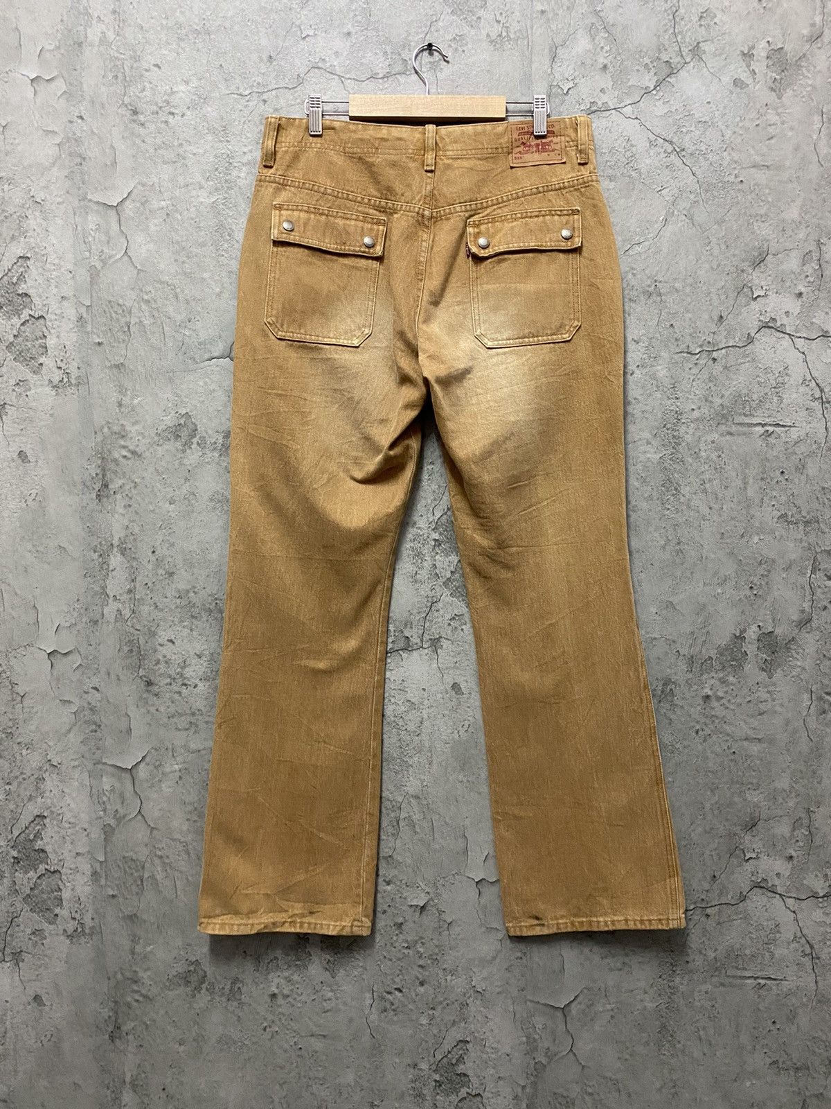 Levi's × Vintage Vintage Levis 515 Bootcut Flared Bush Pocket Denim Pants Size US 32 / EU 48 - 2 Thumbnail