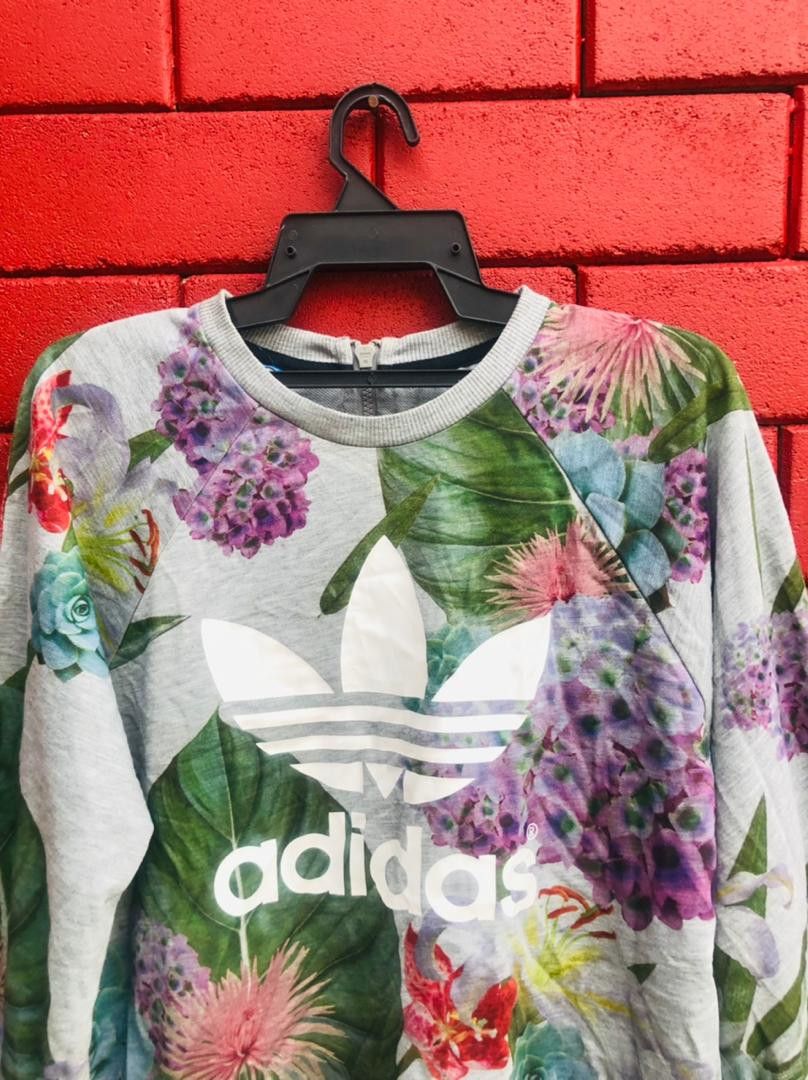 Japanese Brand × Vintage Vintage Adidas Floral Japanese Designer Fashion Style Size US M / EU 48-50 / 2 - 3 Thumbnail