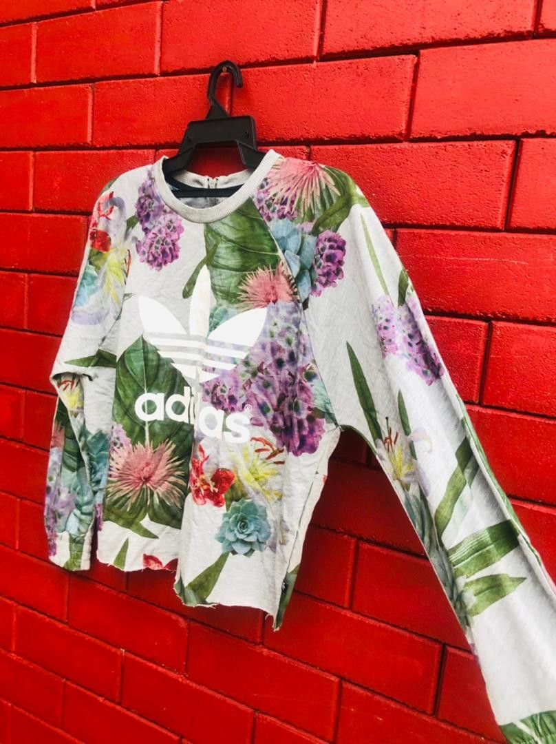 Japanese Brand × Vintage Vintage Adidas Floral Japanese Designer Fashion Style Size US M / EU 48-50 / 2 - 5 Thumbnail