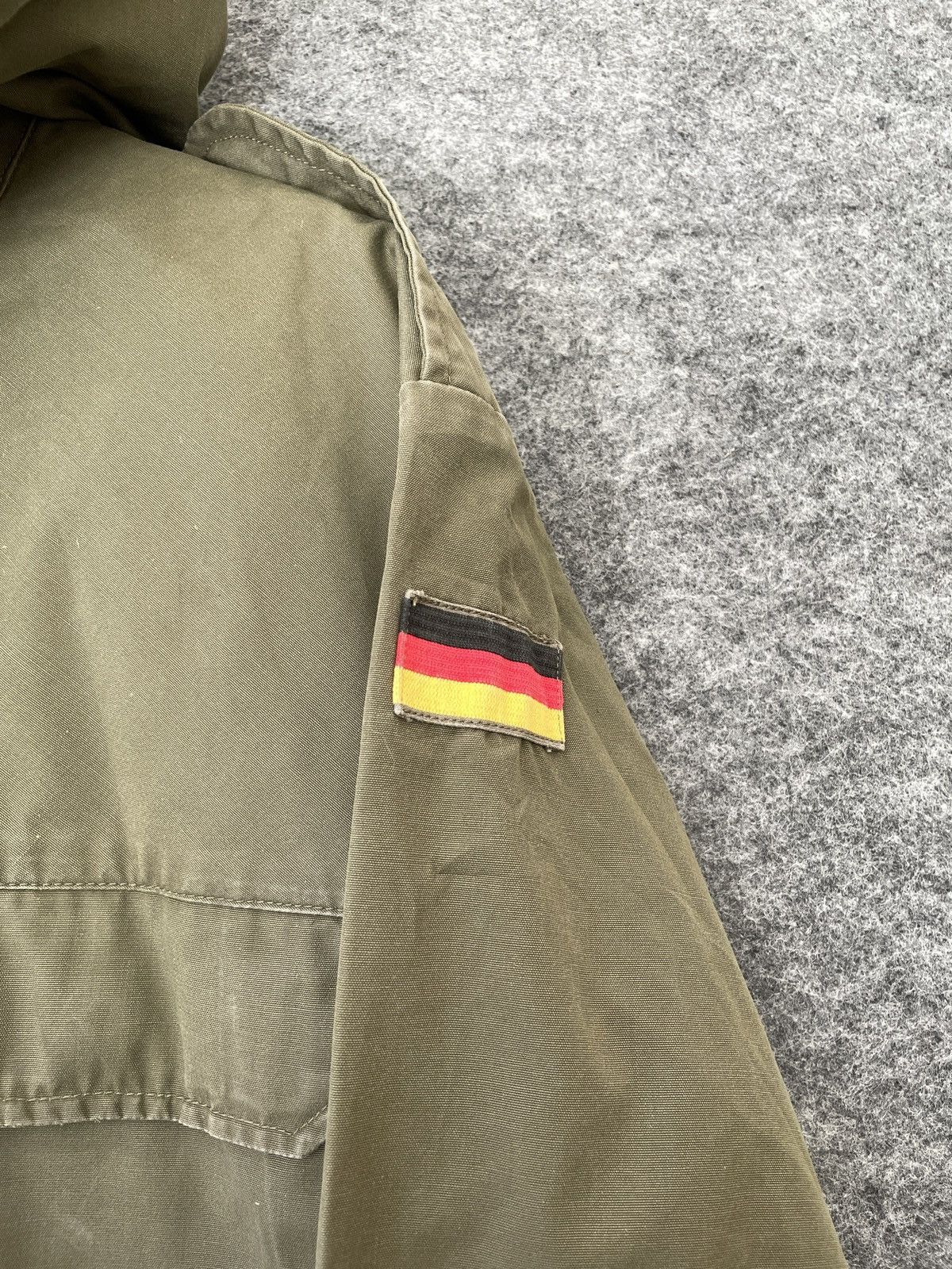 Vintage MARQUARDT & SCHULZ GERMANY ARMY PARKAS OPTI ZIPPER Size US L / EU 52-54 / 3 - 6 Thumbnail