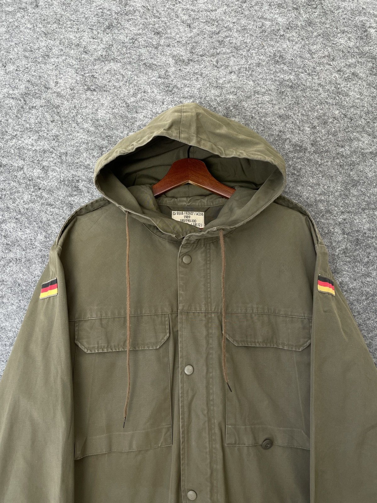 Vintage MARQUARDT & SCHULZ GERMANY ARMY PARKAS OPTI ZIPPER Size US L / EU 52-54 / 3 - 2 Thumbnail