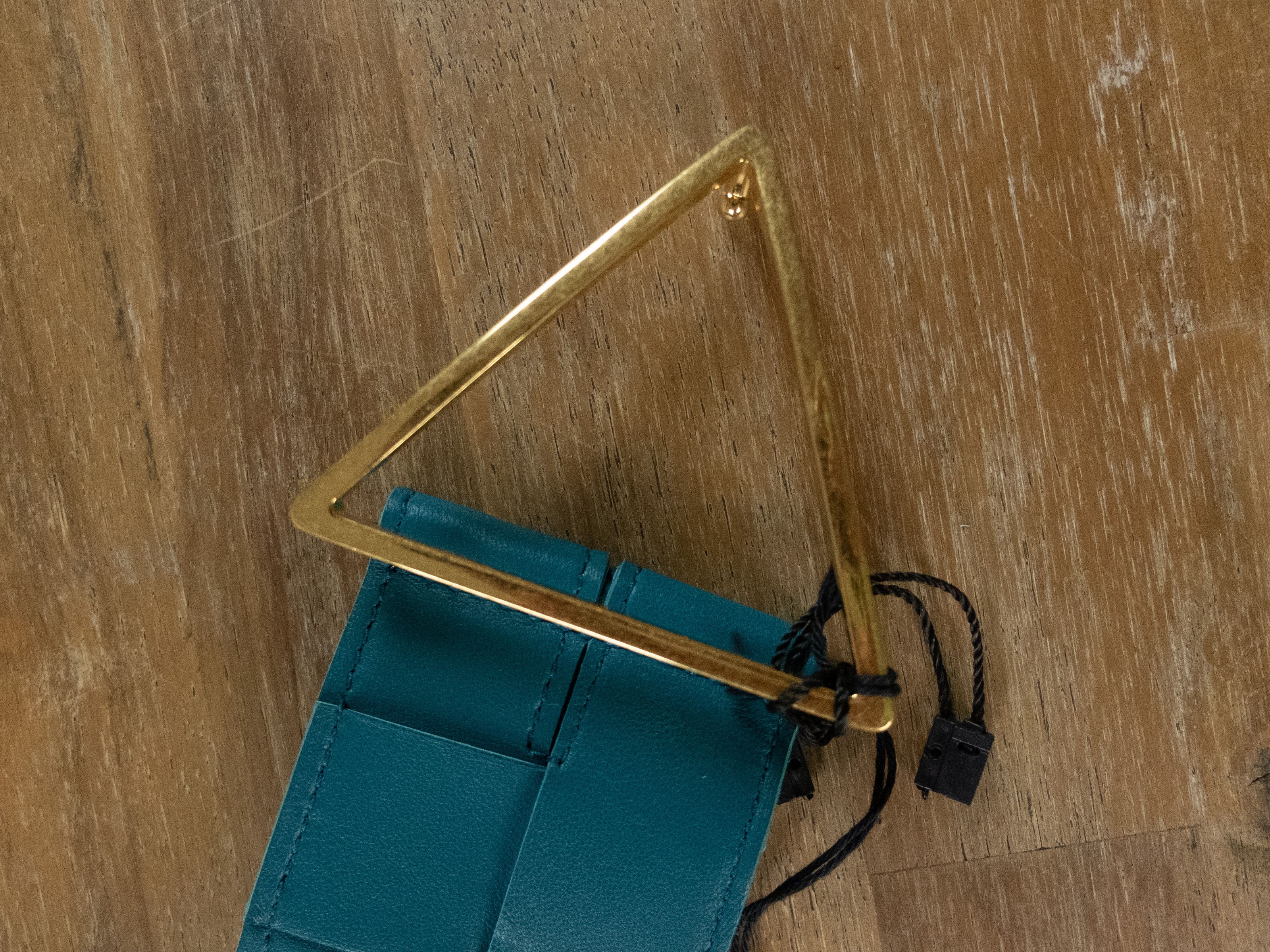 Bottega Veneta BOTTEGA VENETA blue intrecciato woven triangle belt 80 Size ONE SIZE - 10 Thumbnail