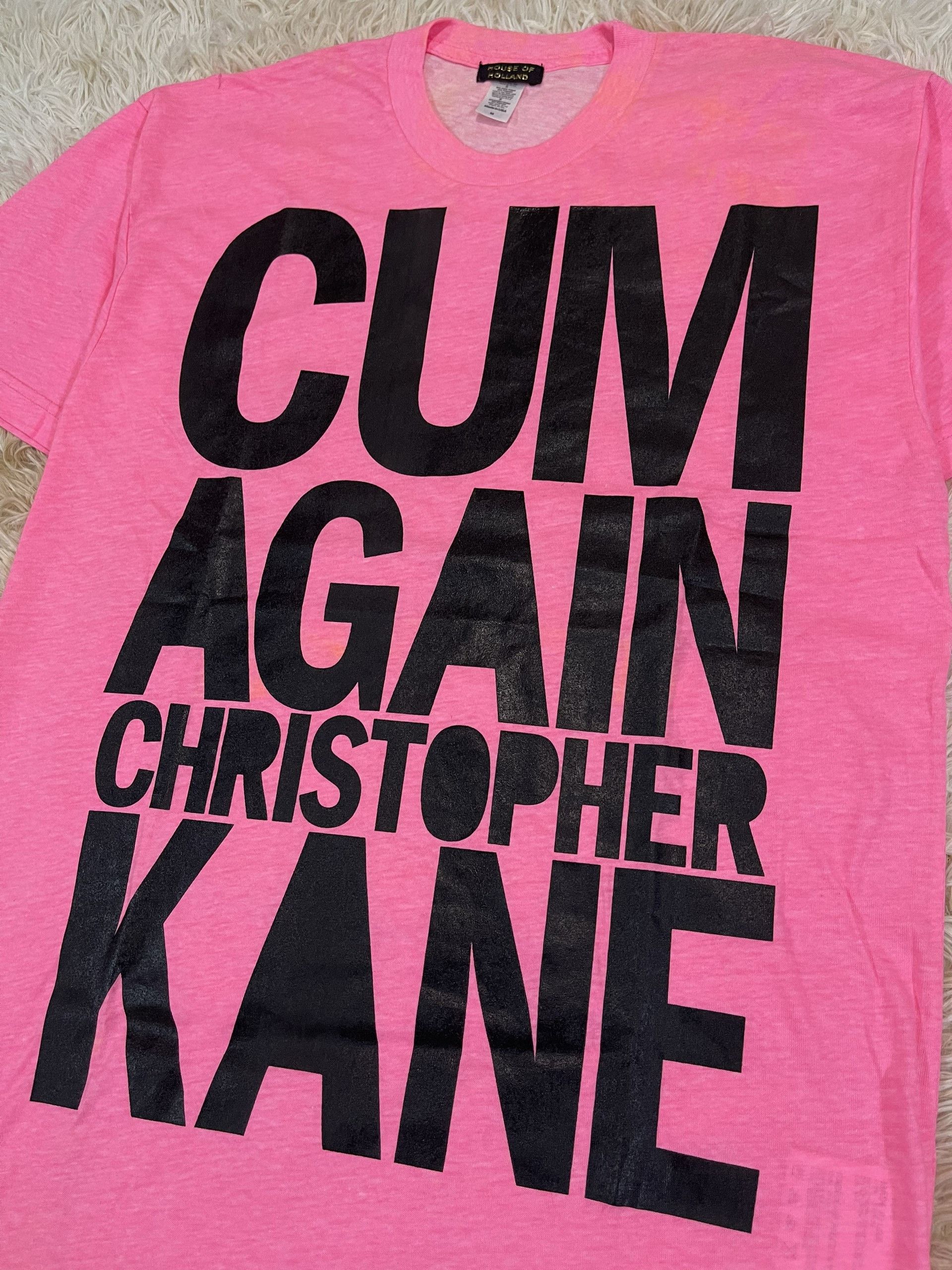 10 Corso Como Christopher Kane x CDG S/S2009 "Cum Again" T-Shirt Size US M / EU 48-50 / 2 - 3 Thumbnail