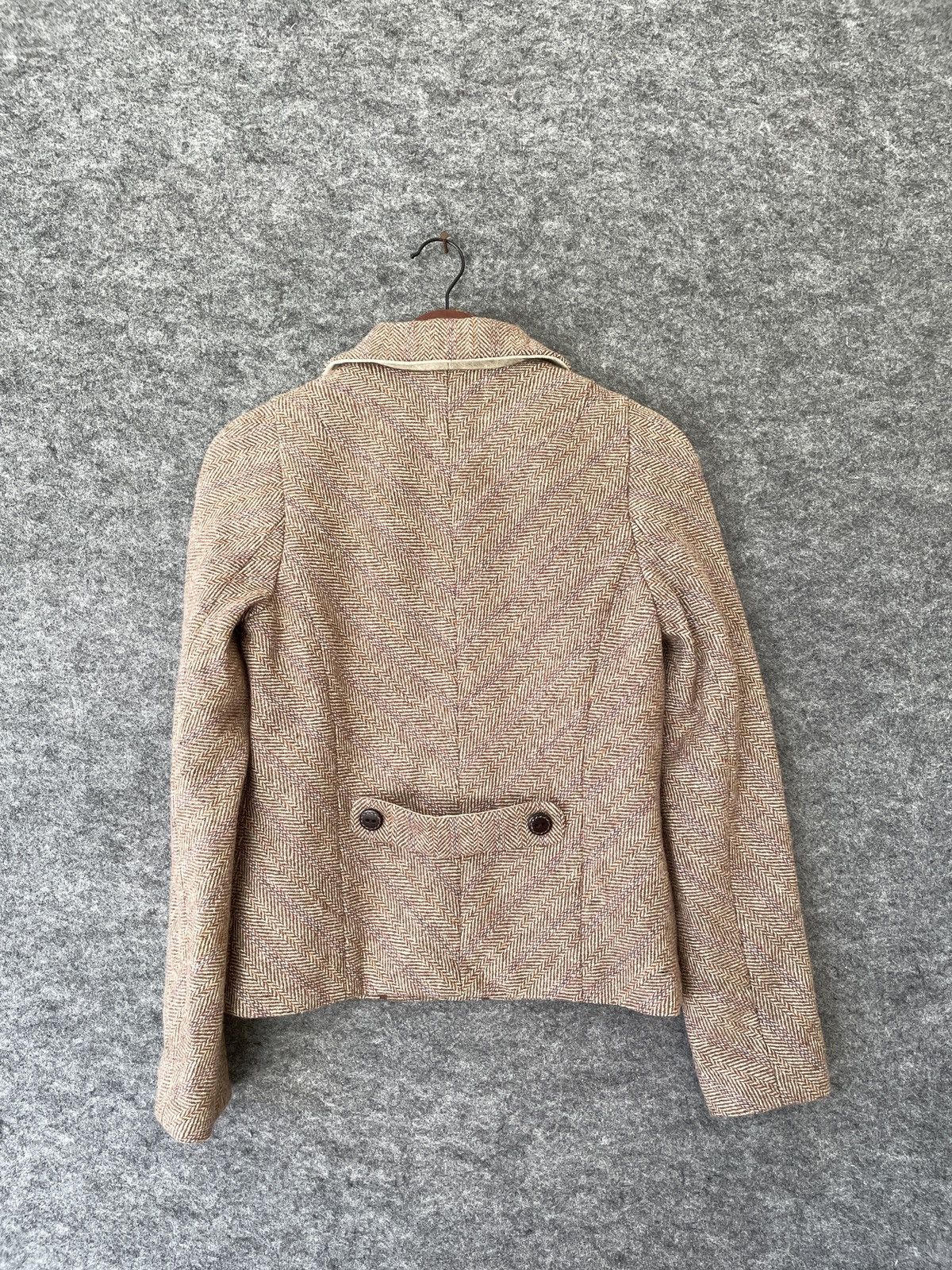 Harris Tweed × Japanese Brand HARIS TWEED x GRAND MIDI WOOL JACKET Size US XS / EU 42 / 0 - 3 Thumbnail
