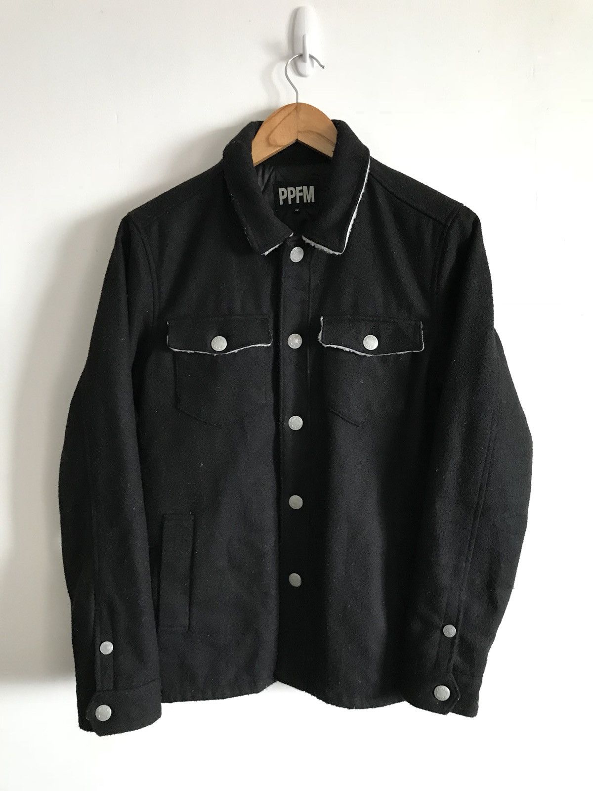 Japanese Brand PPFM Wool Black Jacket | Grailed