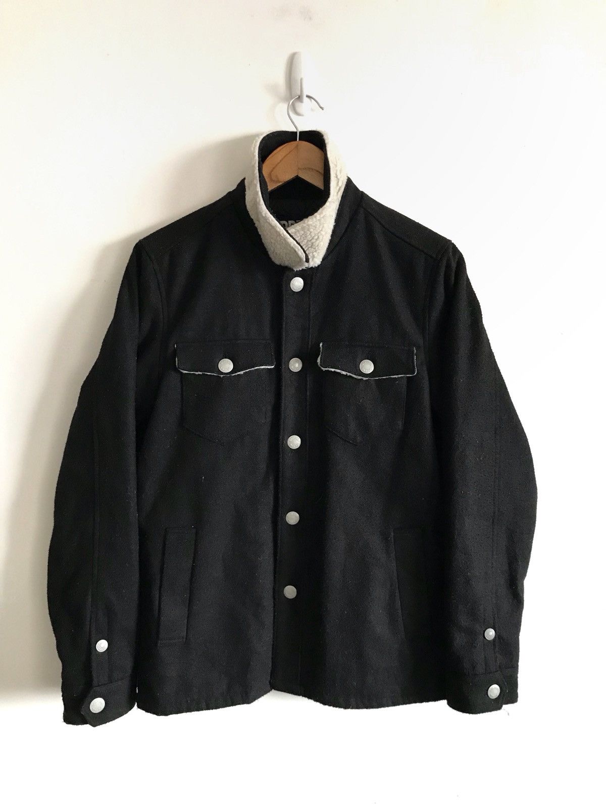 ジャケット・アウター PPFM short length coat archive black Japanese Brand × PPFM PPFM Wool Black Jacket | Grailed