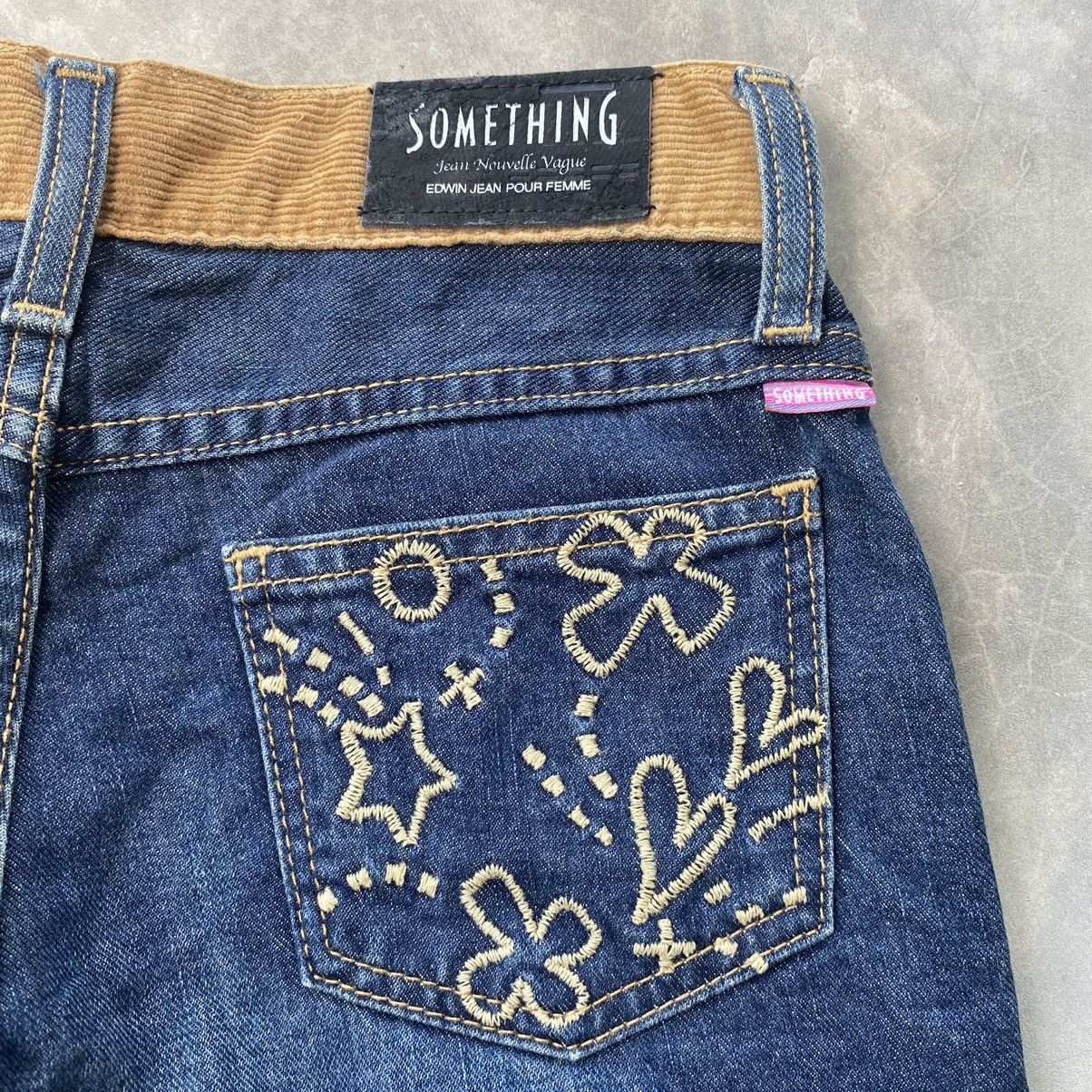 Edwin × Japanese Brand Something by Edwin patchwork jeans flare jeans Size 26" / US 2 / IT 38 - 7 Thumbnail