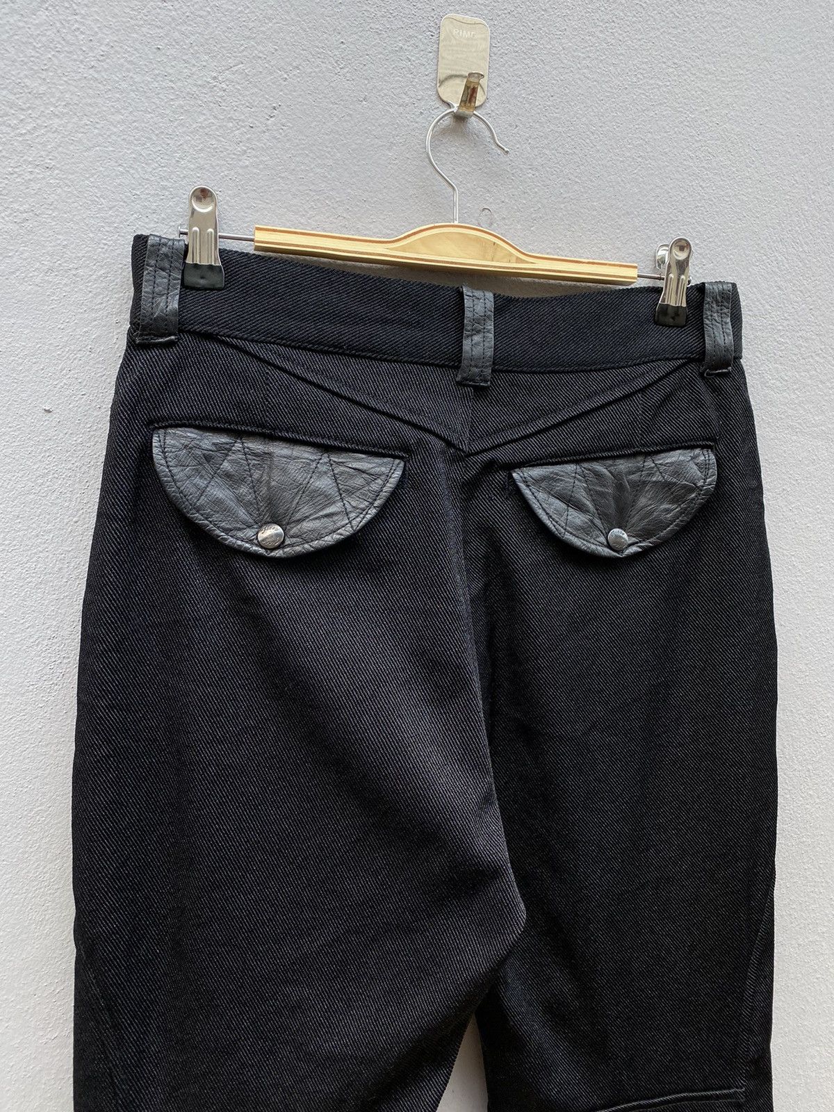 Yoshiyuki Konishi 💥RARE💥 Yoshiyuki Konishi “FICCE” Leather Panel Biker Pant Size US 30 / EU 46 - 10 Thumbnail