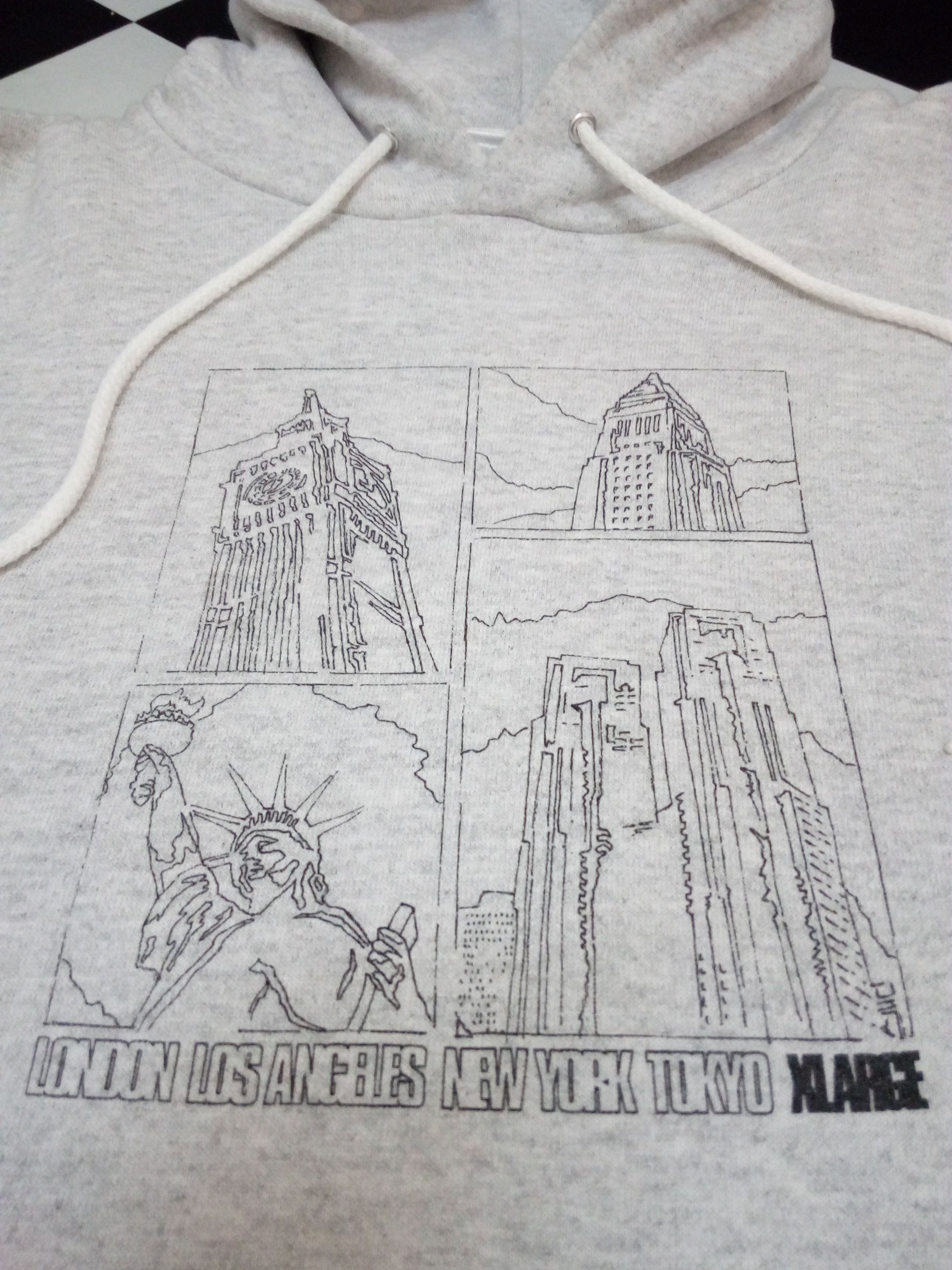 Vintage × Xlarge VINTAGE XLARGE HOODIE SWEATSHIRT PULLOVER Size US L / EU 52-54 / 3 - 5 Thumbnail