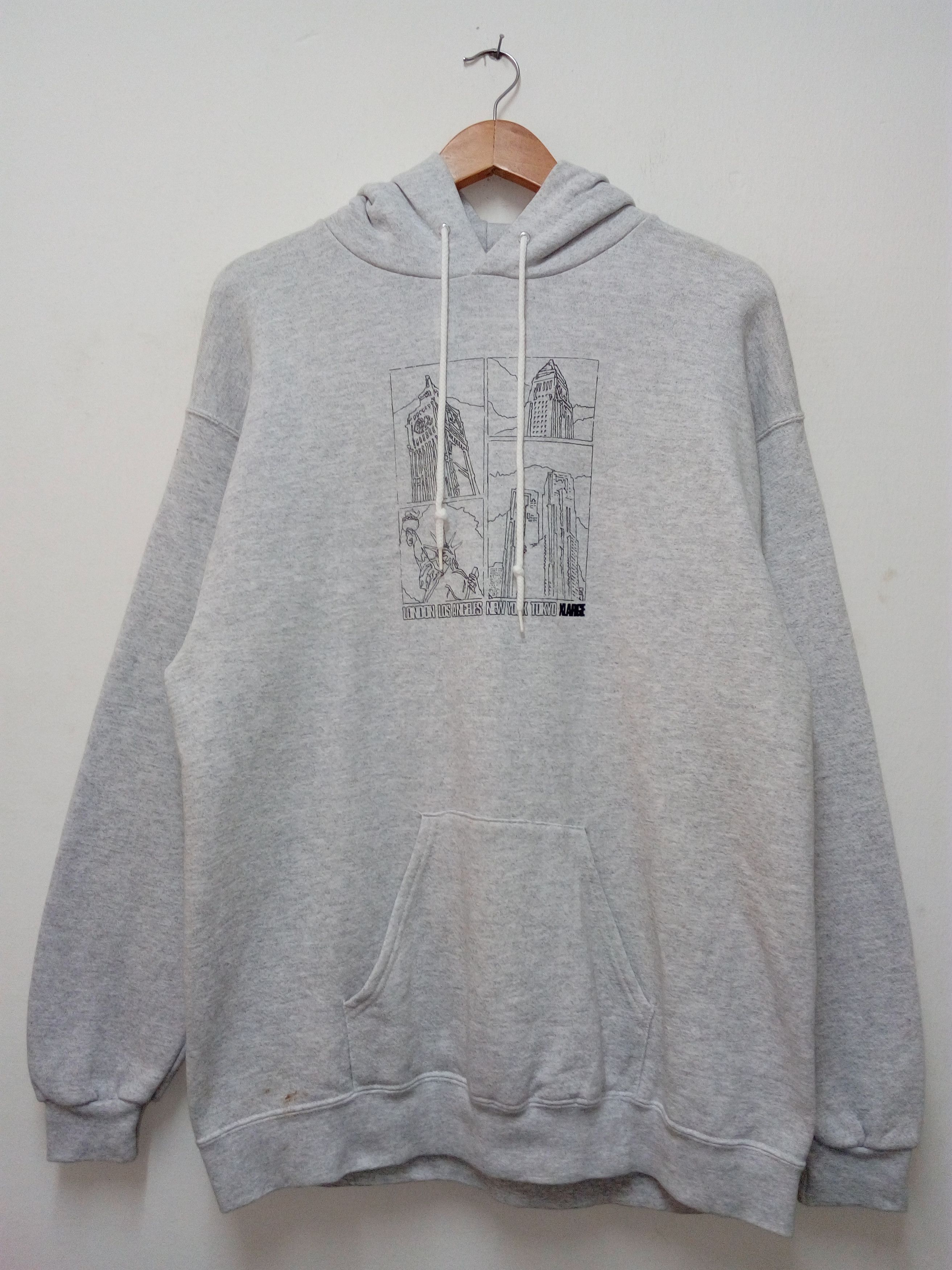 Vintage × Xlarge VINTAGE XLARGE HOODIE SWEATSHIRT PULLOVER Size US L / EU 52-54 / 3 - 1 Thumbnail