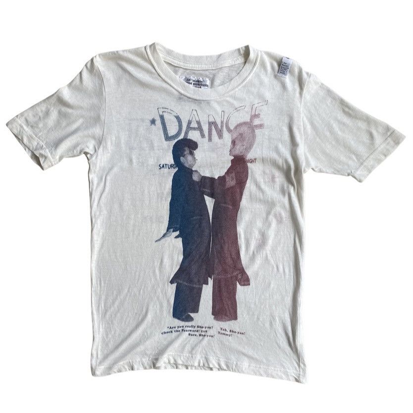 image of Hysteric Glamour Kishidan T Shirt in White, Men's (Size Small)
