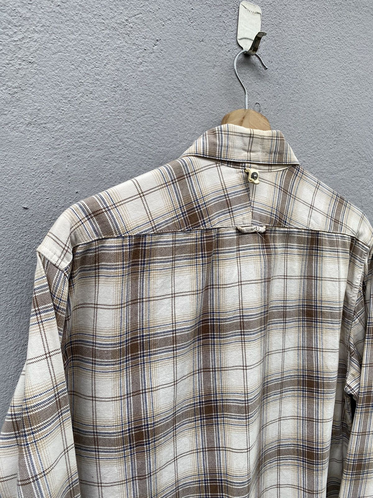 Visvim Visvim Shadow Plaid Checkered with Circle Zip Pocket Brown Size US M / EU 48-50 / 2 - 18 Thumbnail