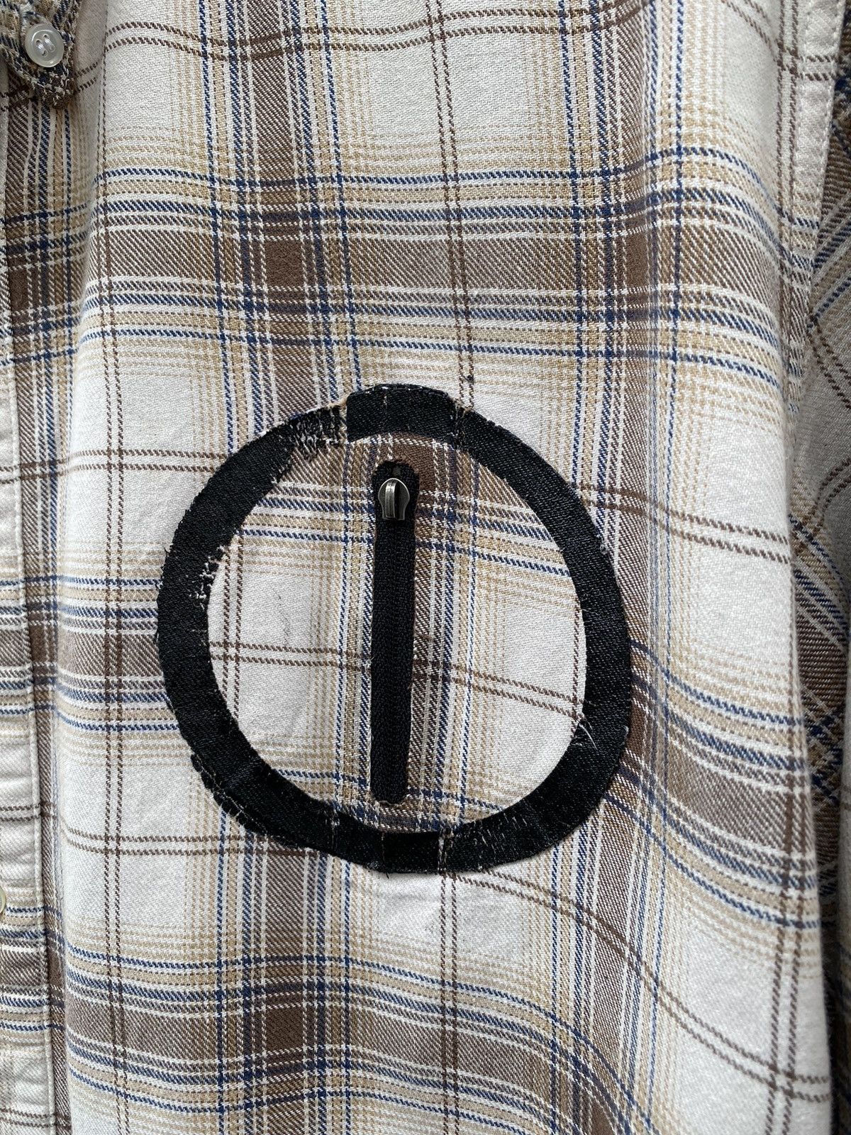 Visvim Visvim Shadow Plaid Checkered with Circle Zip Pocket Brown Size US M / EU 48-50 / 2 - 6 Thumbnail