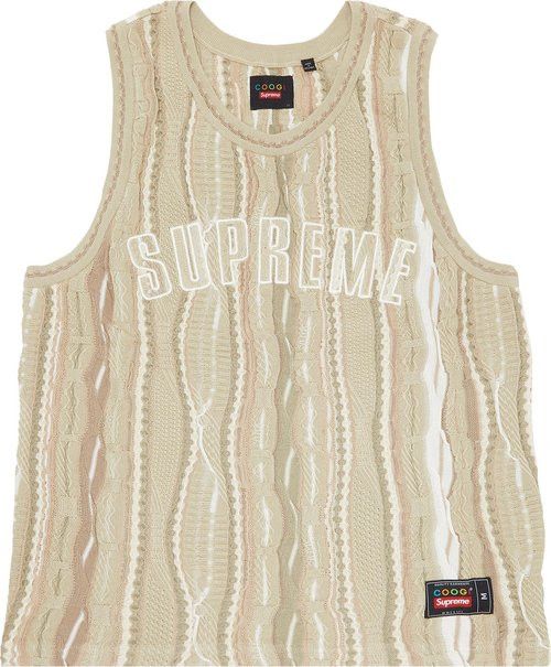 Supreme x Coogi Basketball Jersey 'Tan'