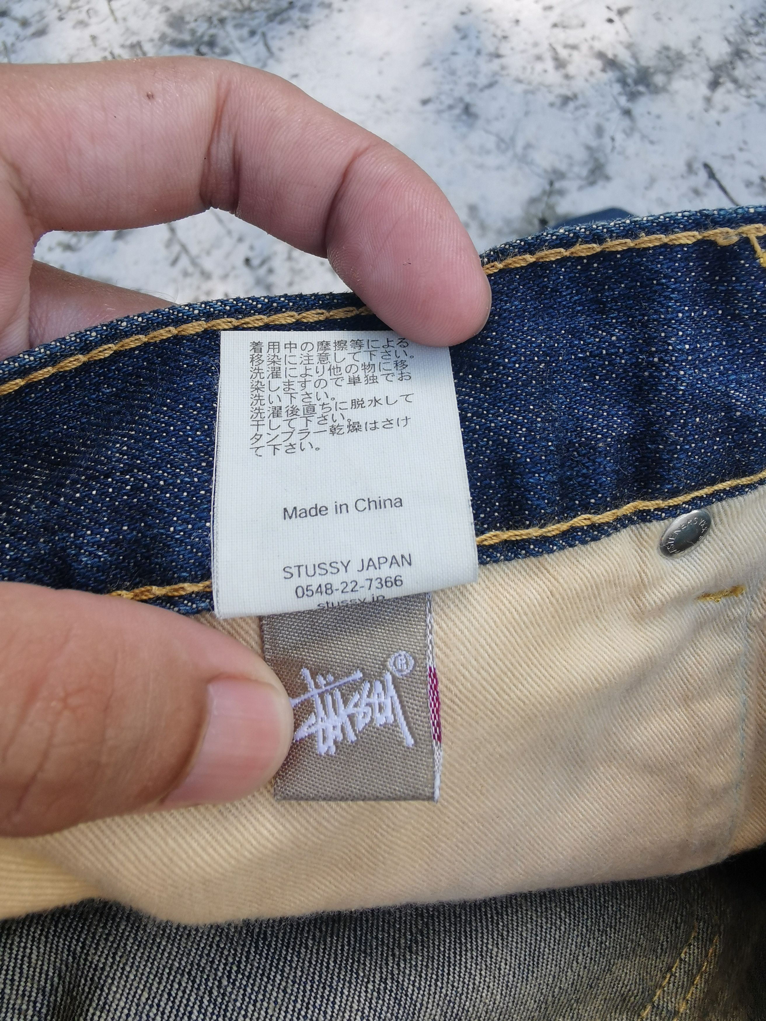 Stussy Rough & Rugged Denim Embroider Wiz Khalifa - Bottoms