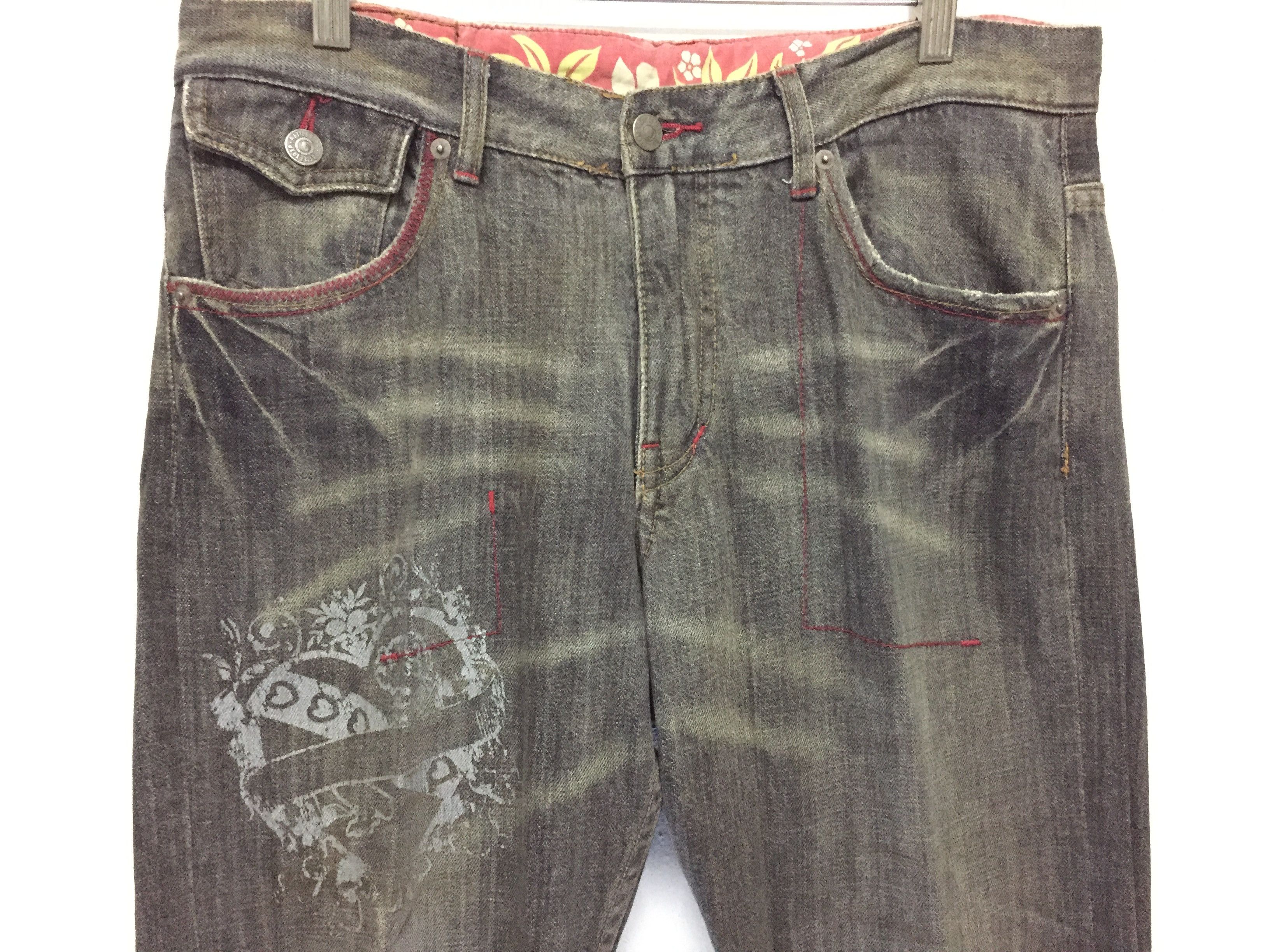 20471120 RATTLE TRAP japan Sex and Love distressed pants Size US 33 - 3 Thumbnail
