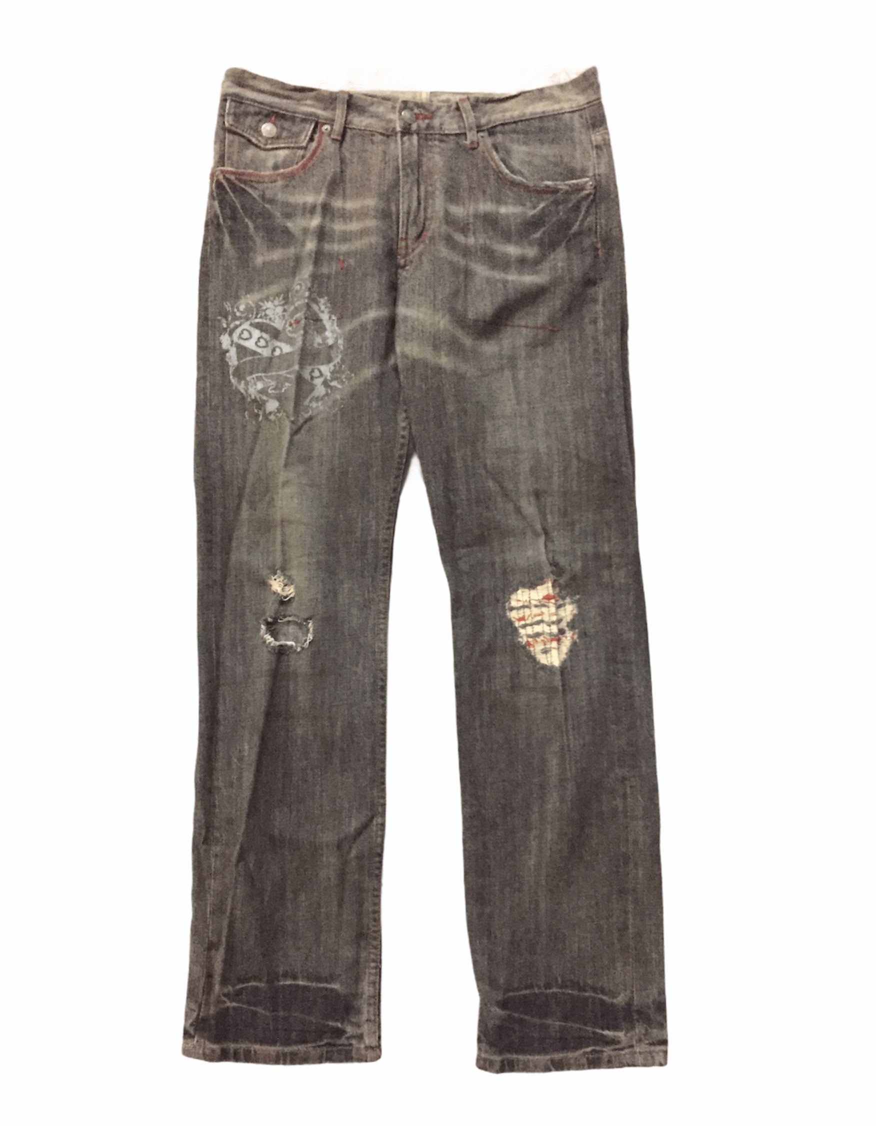 RATTLE TRAP japan Sex and Love distressed pants