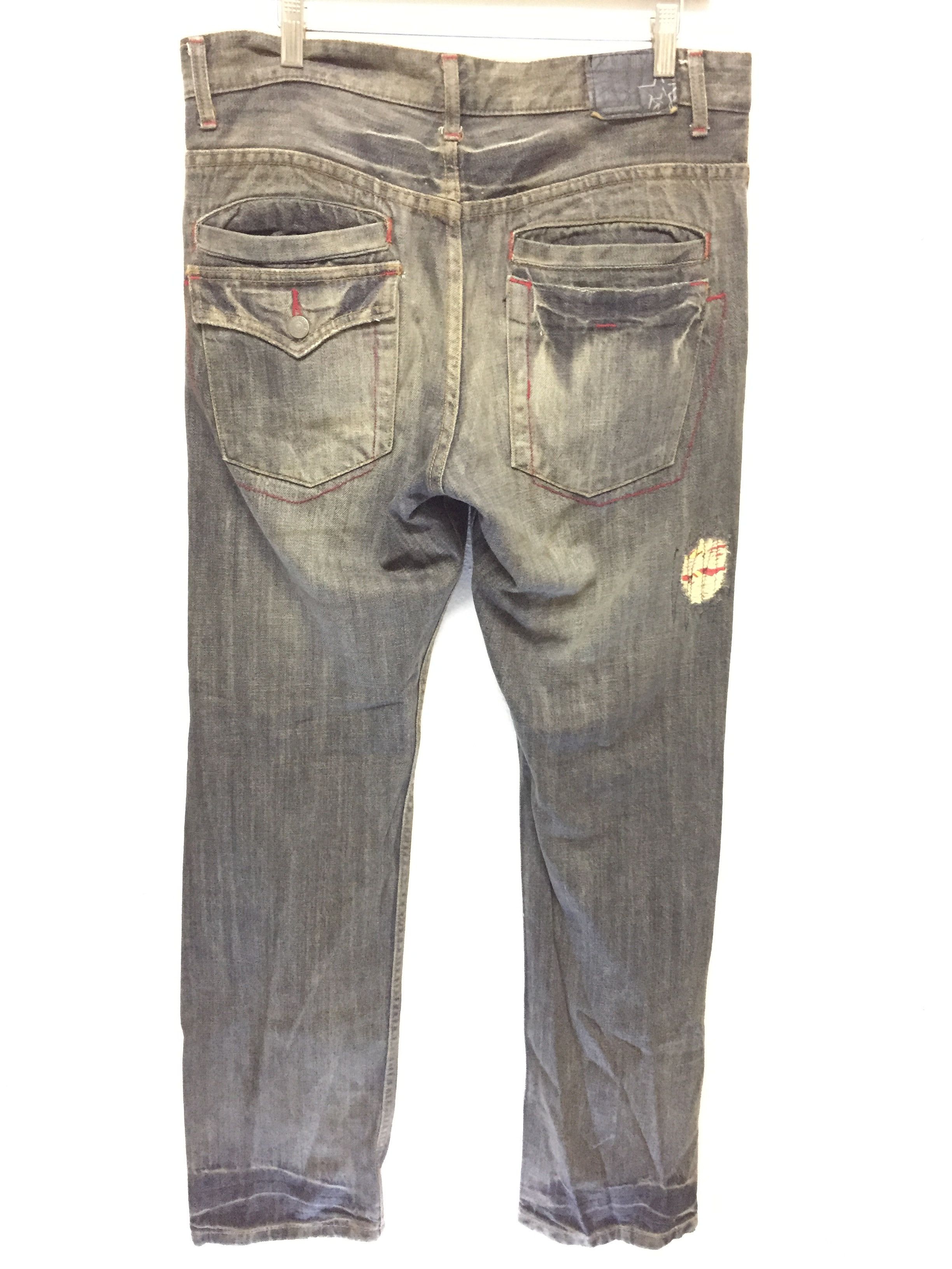 20471120 RATTLE TRAP japan Sex and Love distressed pants Size US 33 - 10 Thumbnail