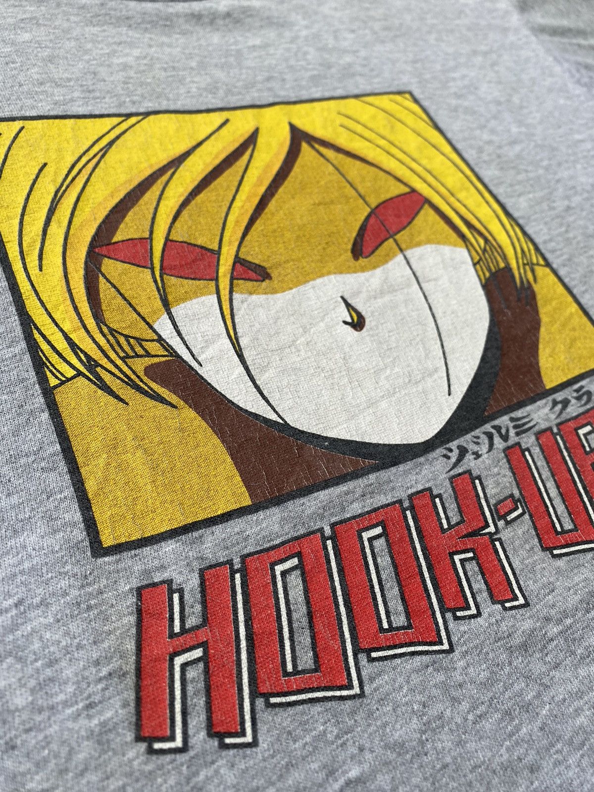 Hook-Ups GRAIL💥Vintage Rare 1990s HOOK-UPS “Red Eyes” Devil-Man Tee Size US M / EU 48-50 / 2 - 16 Thumbnail