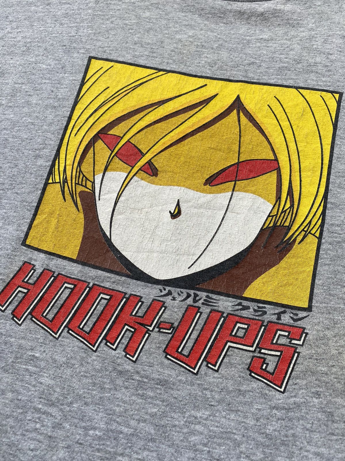 Hook-Ups GRAIL💥Vintage Rare 1990s HOOK-UPS “Red Eyes” Devil-Man Tee Size US M / EU 48-50 / 2 - 10 Thumbnail