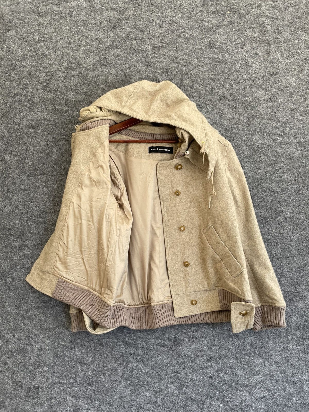 Issey Miyake ISSEY MIYAKE MERCIBEAUCOUP WOOL JACKET Size US S / EU 44-46 / 1 - 5 Thumbnail