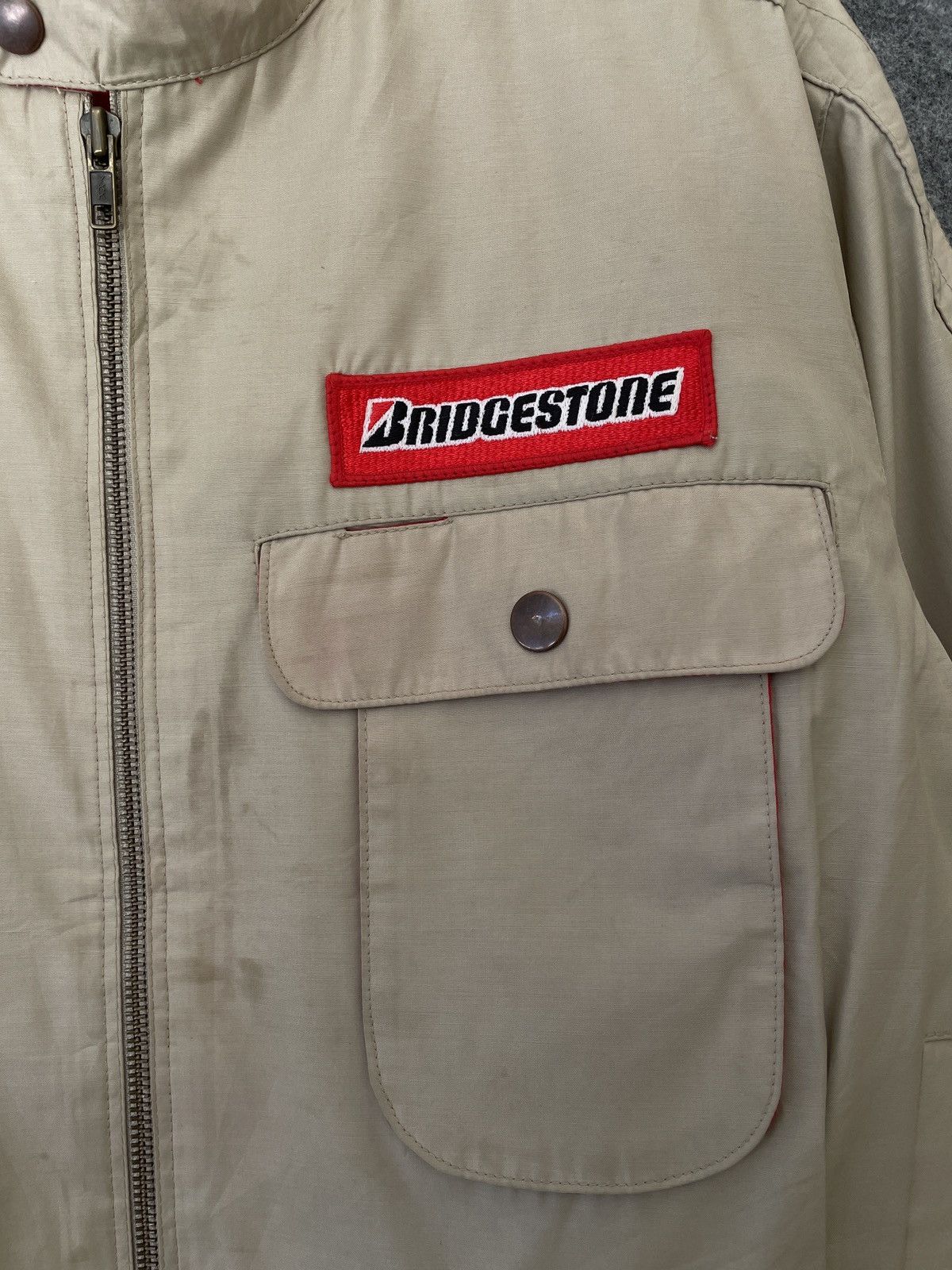 Japanese Brand VINTAGE BRIDGESTONE JACKET Size US L / EU 52-54 / 3 - 9 Thumbnail