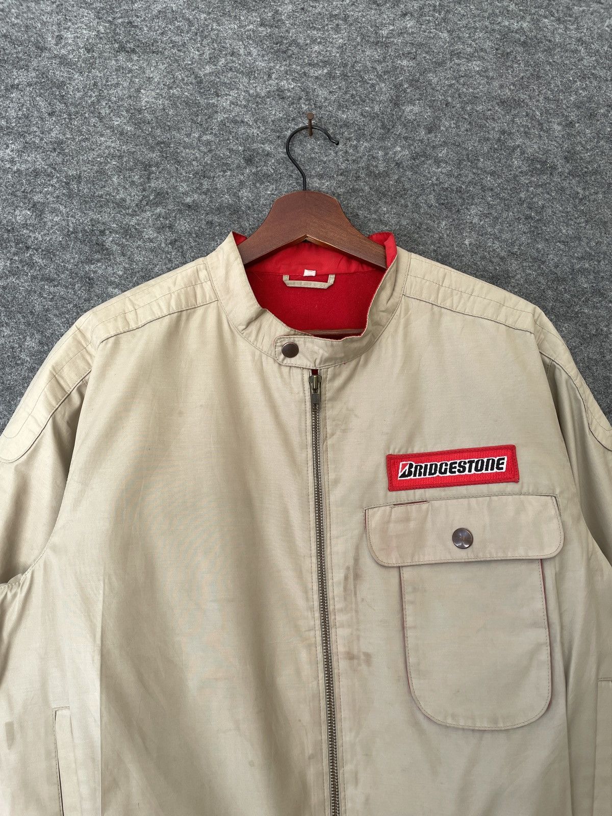 Japanese Brand VINTAGE BRIDGESTONE JACKET Size US L / EU 52-54 / 3 - 4 Thumbnail