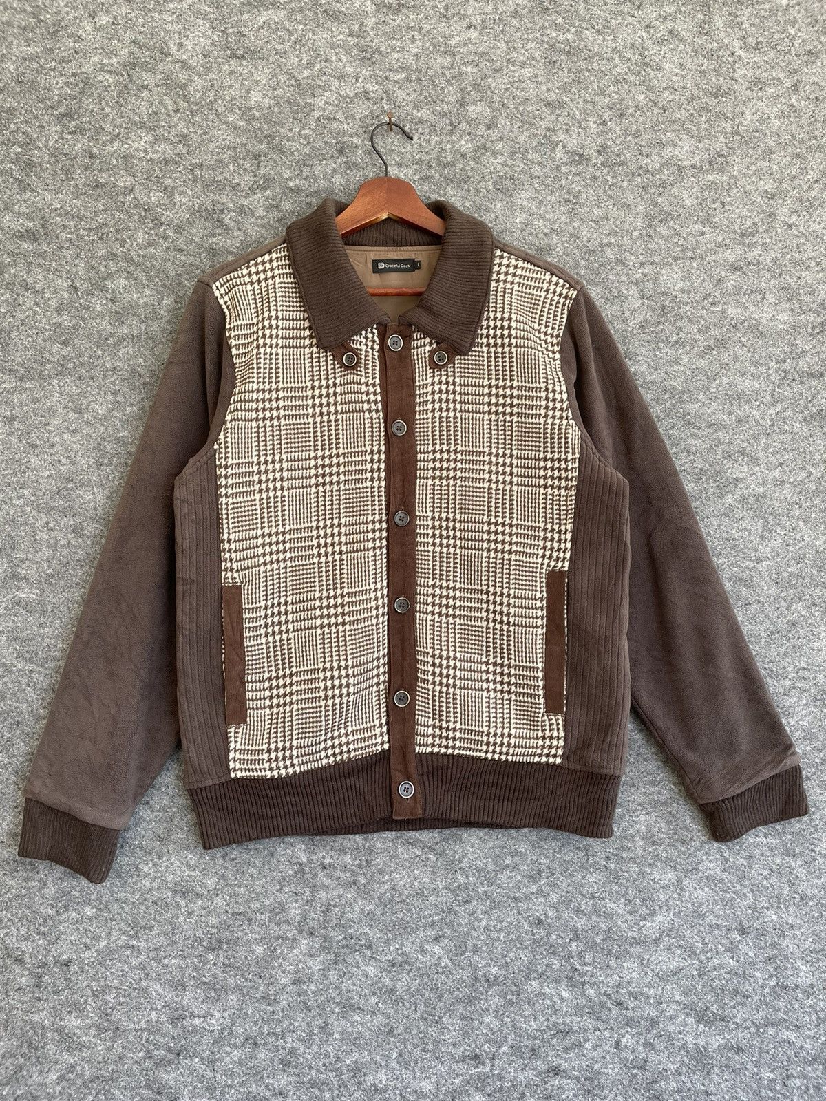 Japanese Brand GRACEFUL DAYS HYBRID JACKET Size US L / EU 52-54 / 3 - 1 Thumbnail