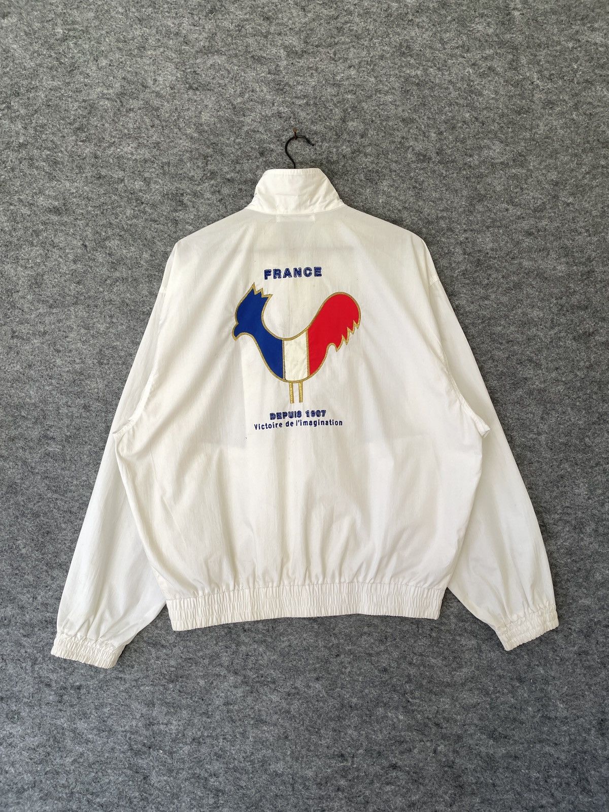 Japanese Brand VINTAGE ROSSIGNOL FRANCE LIGHT JACKET Size US L / EU 52-54 / 3 - 1 Thumbnail
