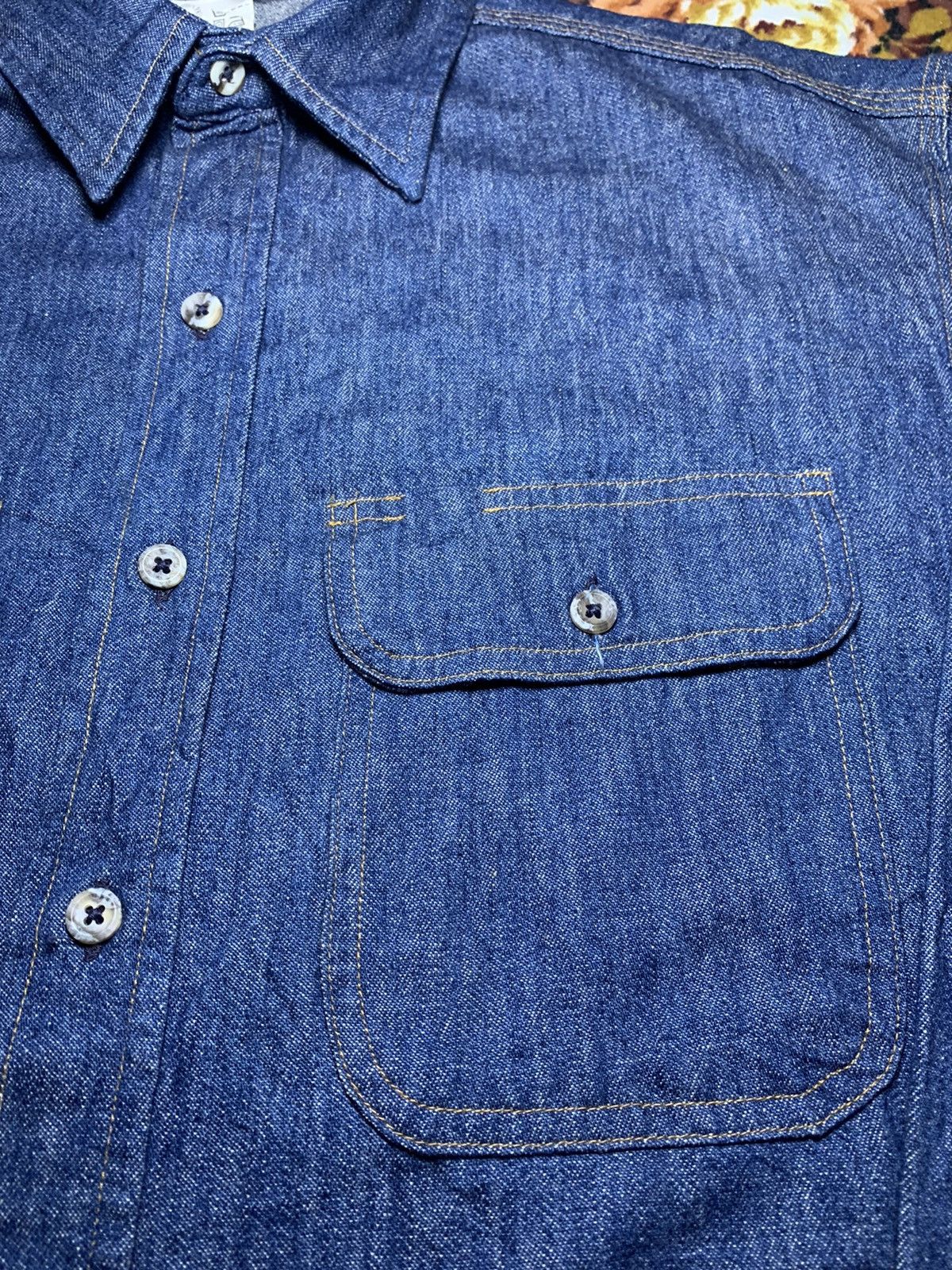 Carhartt × Vintage Vintage Carhartt Long Sleeve Denim Made in USA Size US L / EU 52-54 / 3 - 5 Thumbnail