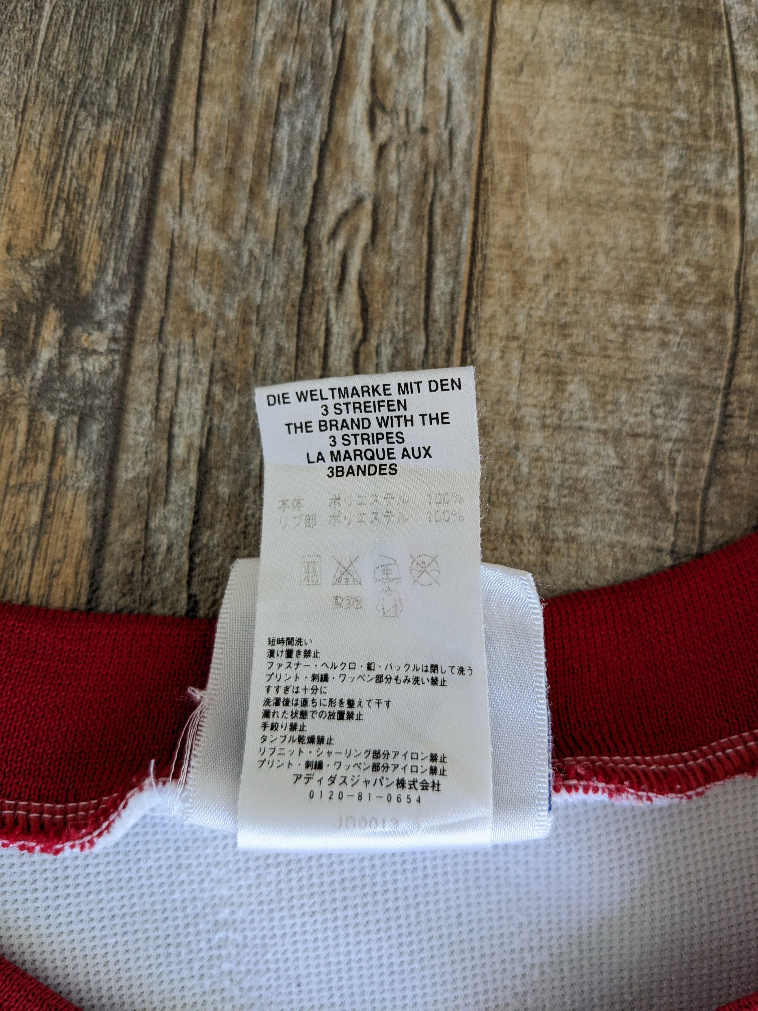 Adidas Adidas 3 Stripes Japan Jersey Sports Size US M / EU 48-50 / 2 - 9 Thumbnail