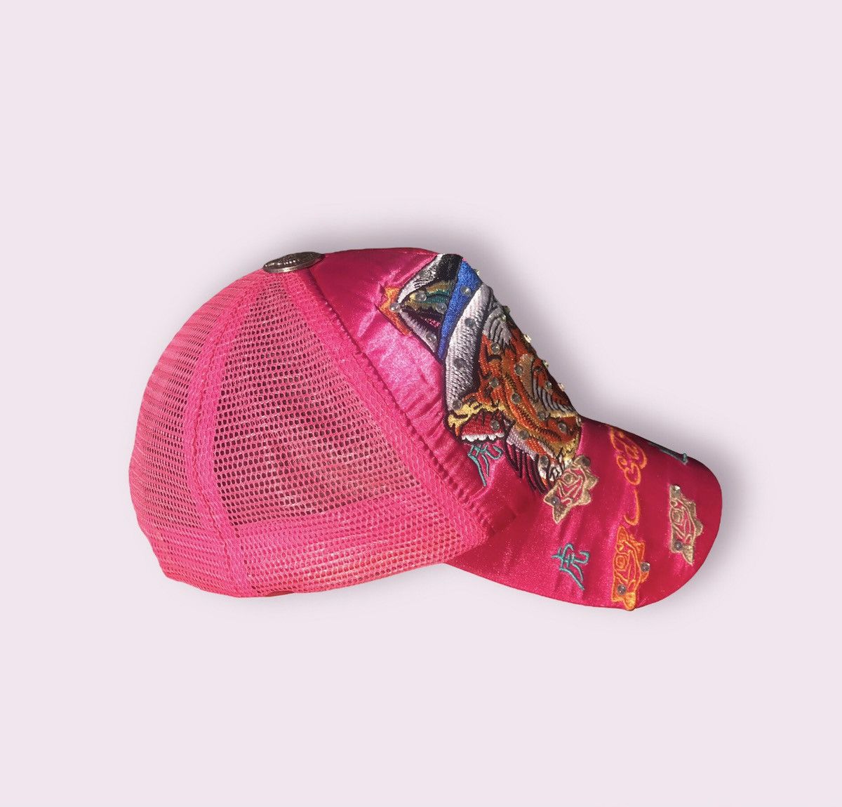 Christian Audigier × Ed Hardy Ed Hardy Vintage Trucker Cap by Christian Audigier Size ONE SIZE - 3 Thumbnail