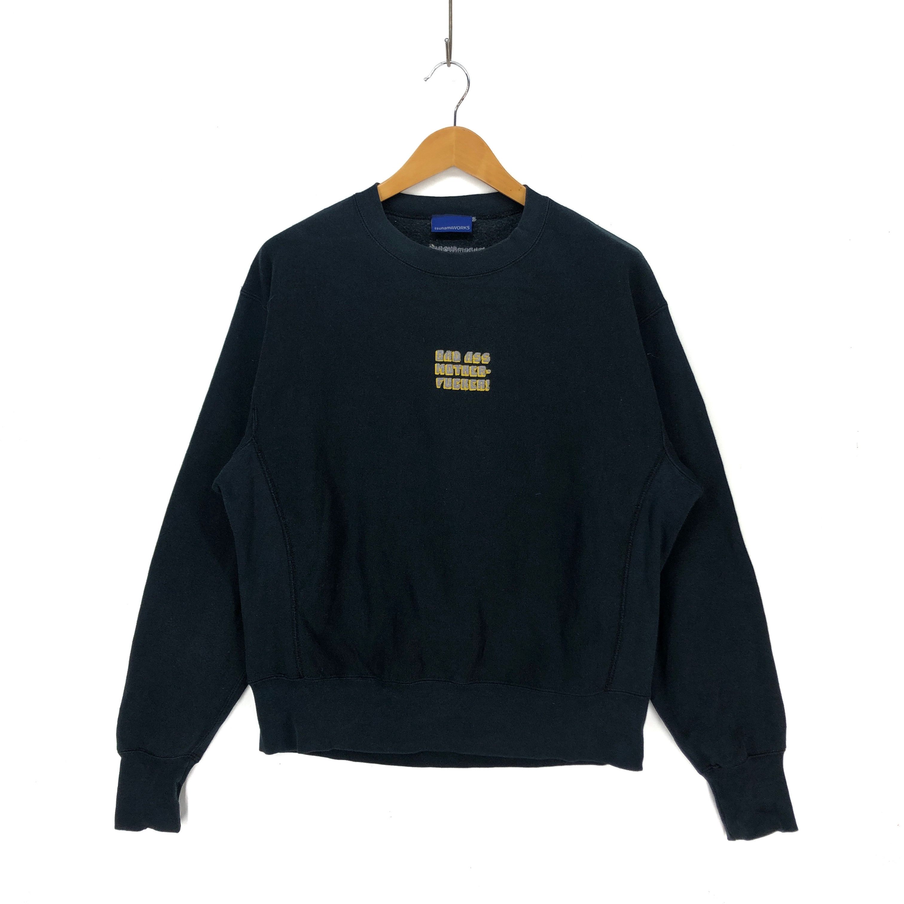 Japanese Brand MOTHER FUCKER by TSUNAMI WORKS Sweatshirt #1350-47 Size US L / EU 52-54 / 3 - 1 Thumbnail