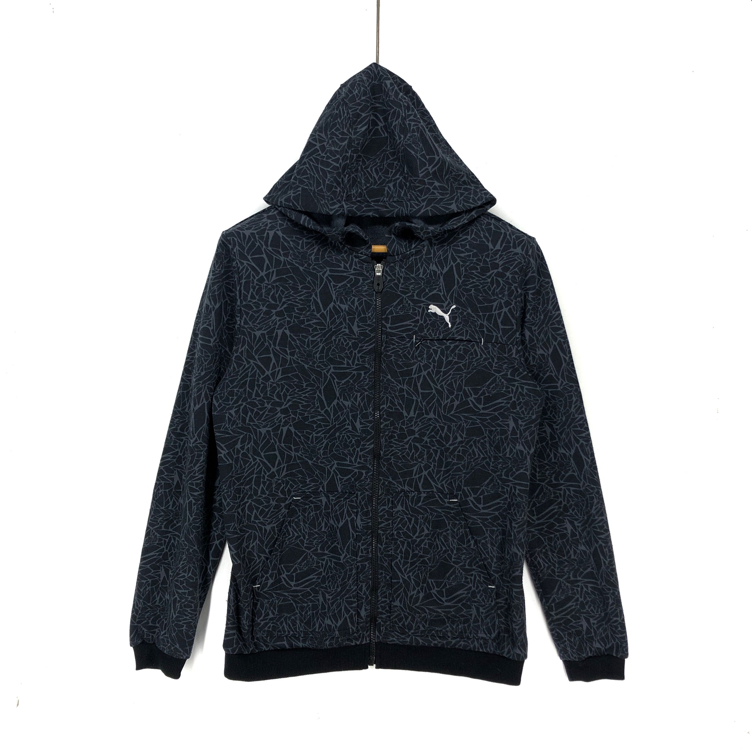 Puma PUMA Zipper Hoodie Abstract Design #1445-52 Size US M / EU 48-50 / 2 - 1 Thumbnail