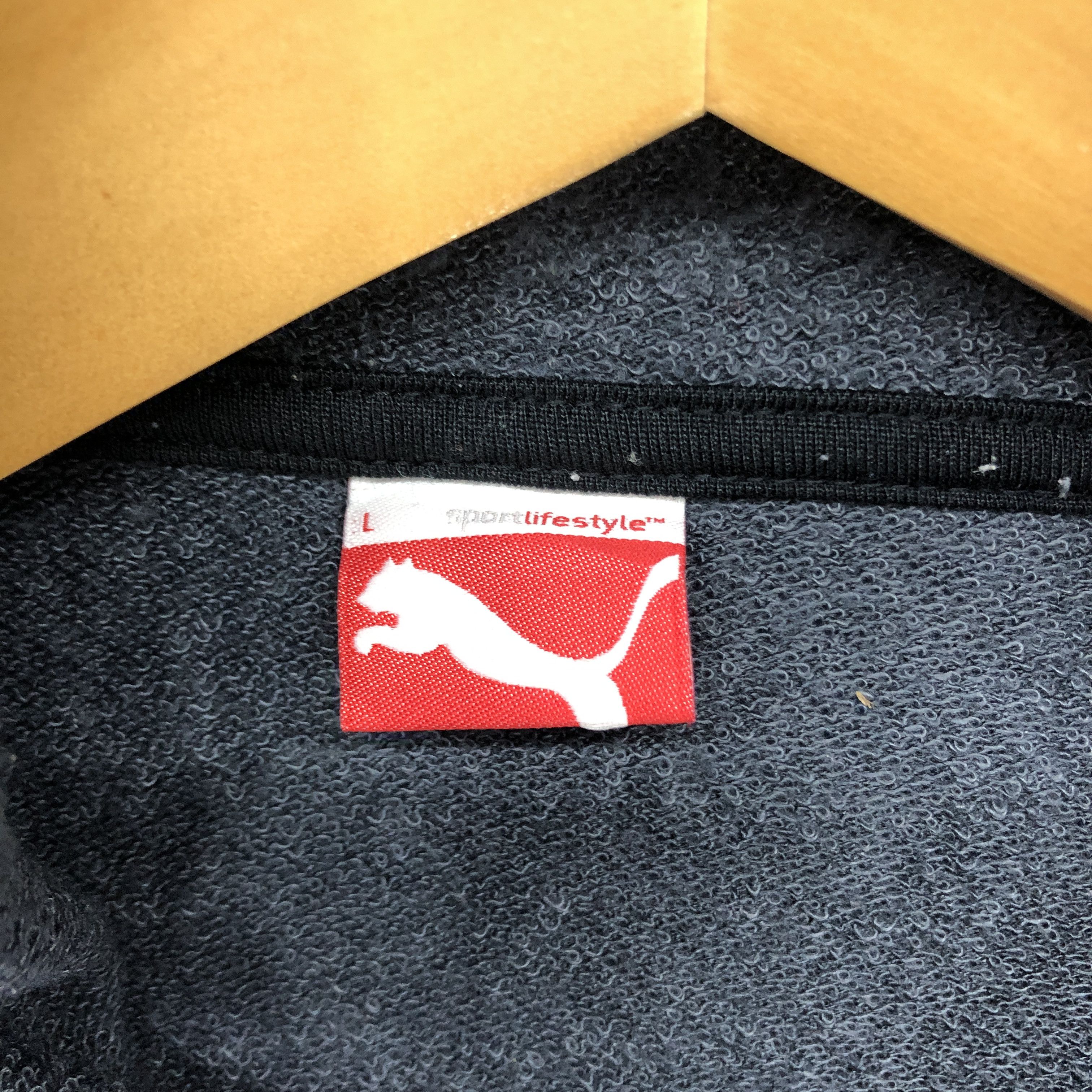 Puma PUMA Zipper Hoodie Abstract Design #1445-52 Size US M / EU 48-50 / 2 - 4 Thumbnail