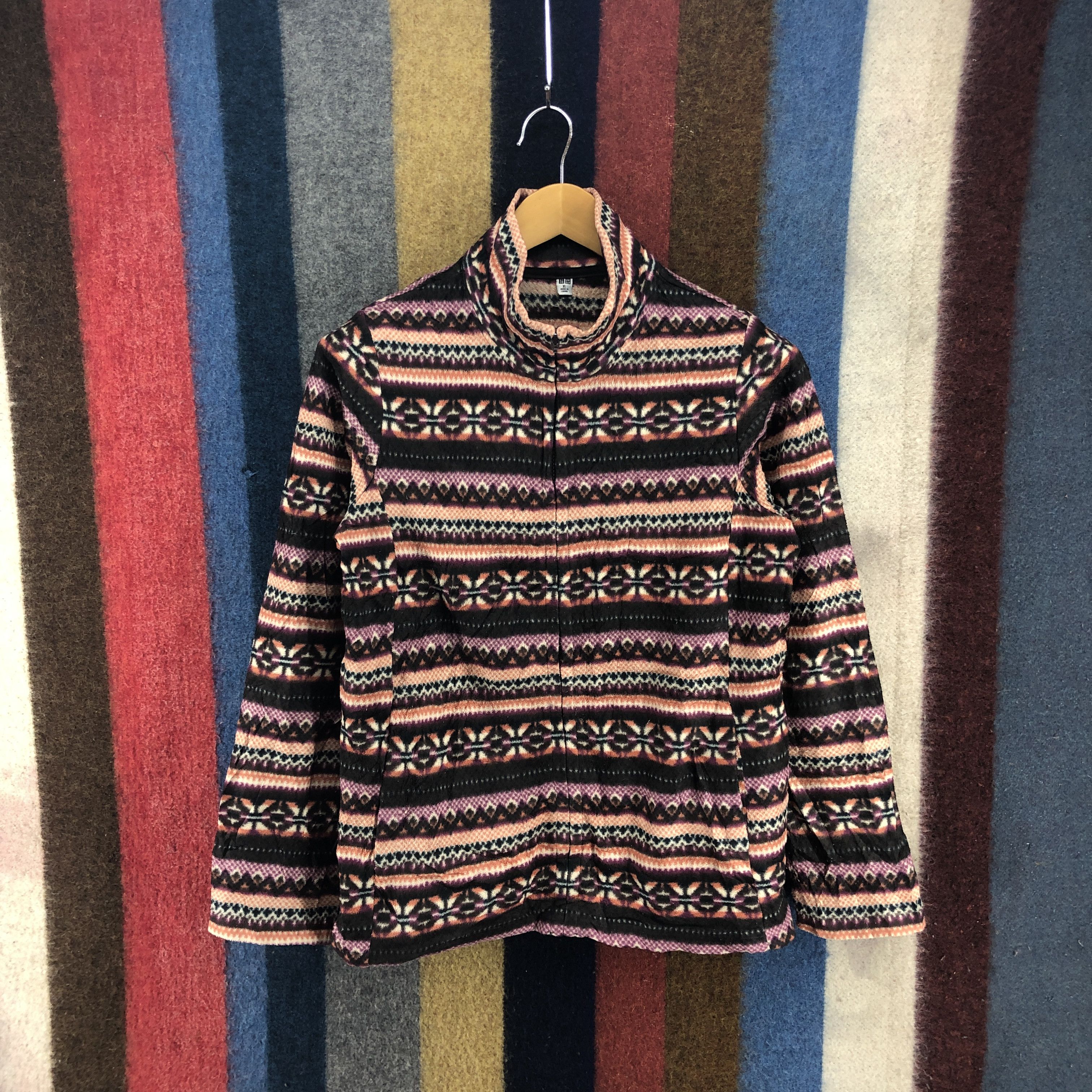 Uniqlo UNIQLO Turtle Neck Zipper Fleece #0100/A Size US S / EU 44-46 / 1 - 1 Thumbnail