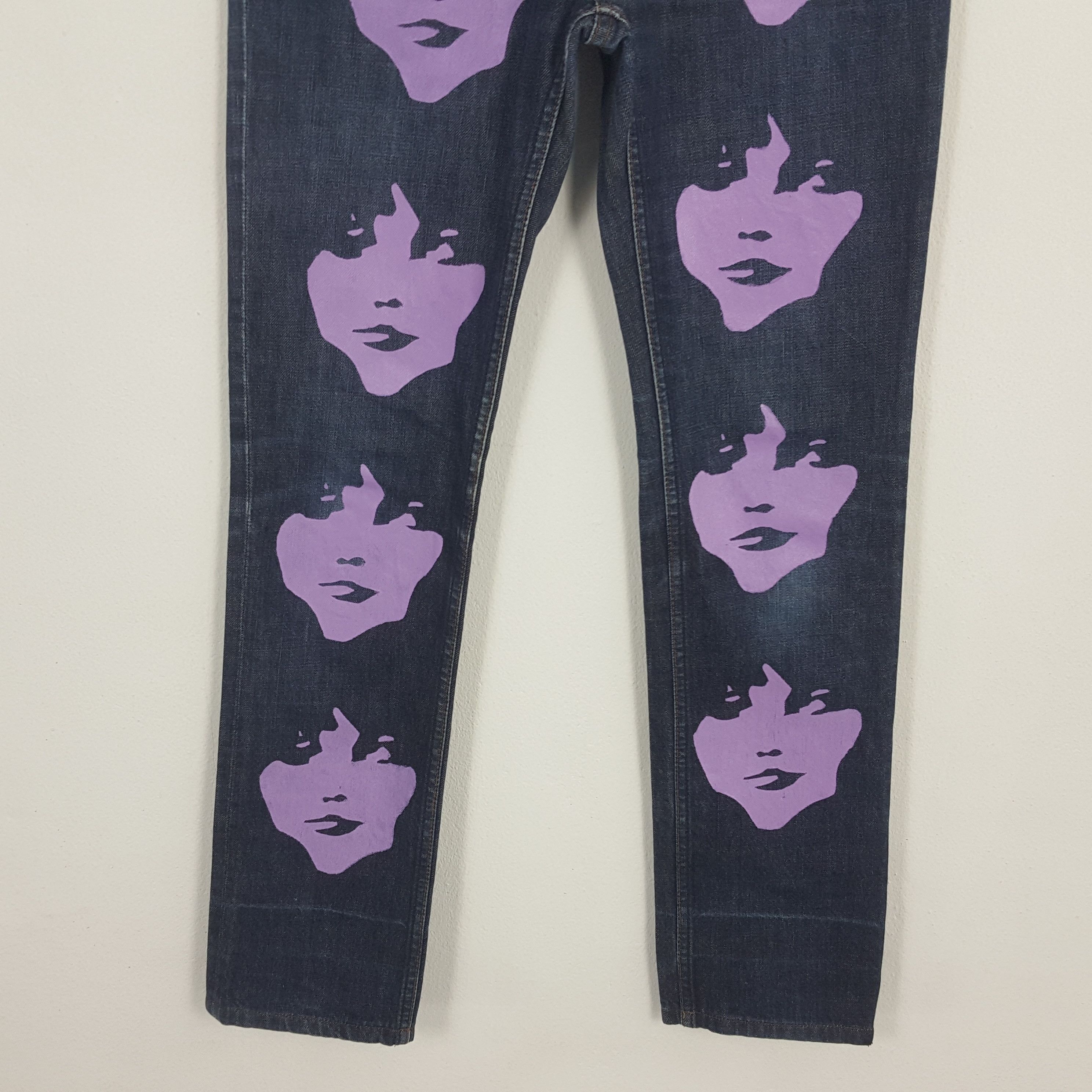 Hysteric Glamour × Japanese Brand × Vintage HYSTERIC GLAMOUR Japanese Brand Custom logo Jeans Pants Size US 29 - 3 Thumbnail