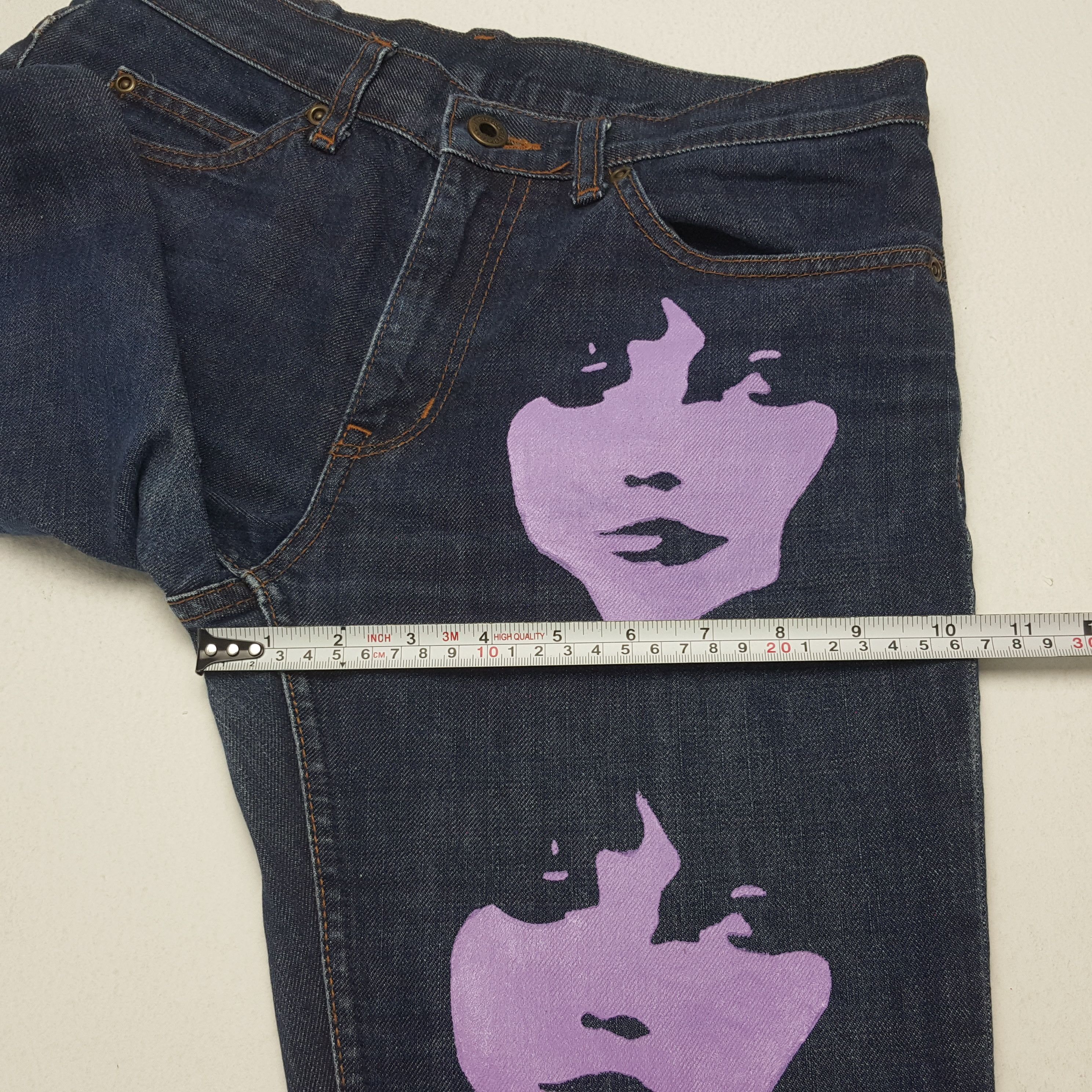 Hysteric Glamour × Japanese Brand × Vintage HYSTERIC GLAMOUR Japanese Brand Custom logo Jeans Pants Size US 29 - 9 Thumbnail