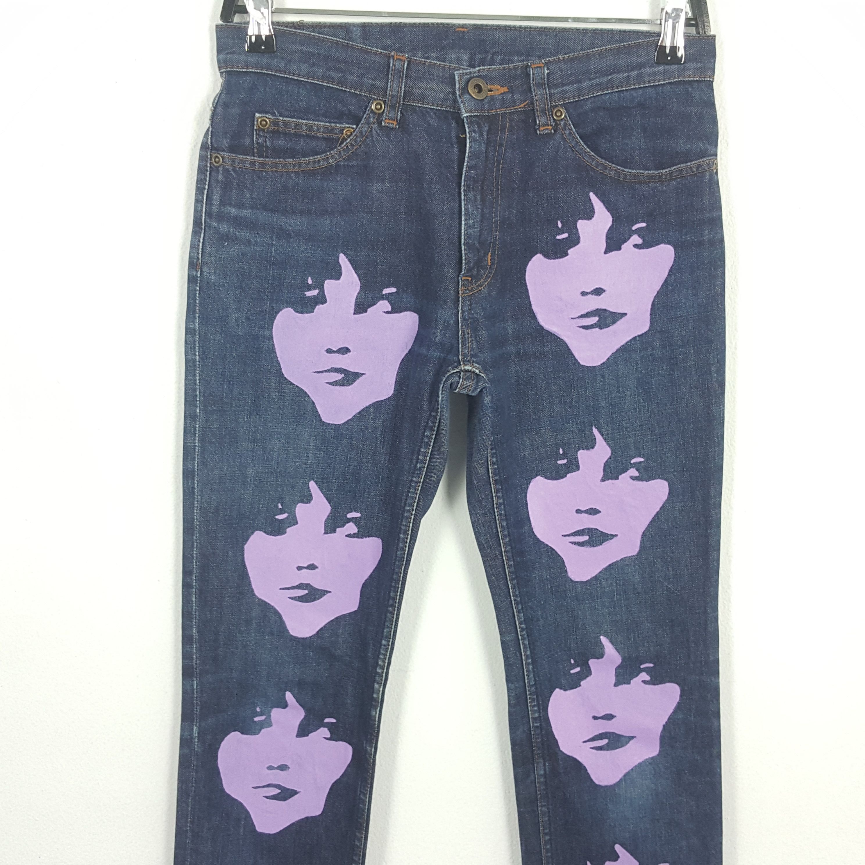 Hysteric Glamour × Japanese Brand × Vintage HYSTERIC GLAMOUR Japanese Brand Custom logo Jeans Pants Size US 29 - 2 Thumbnail