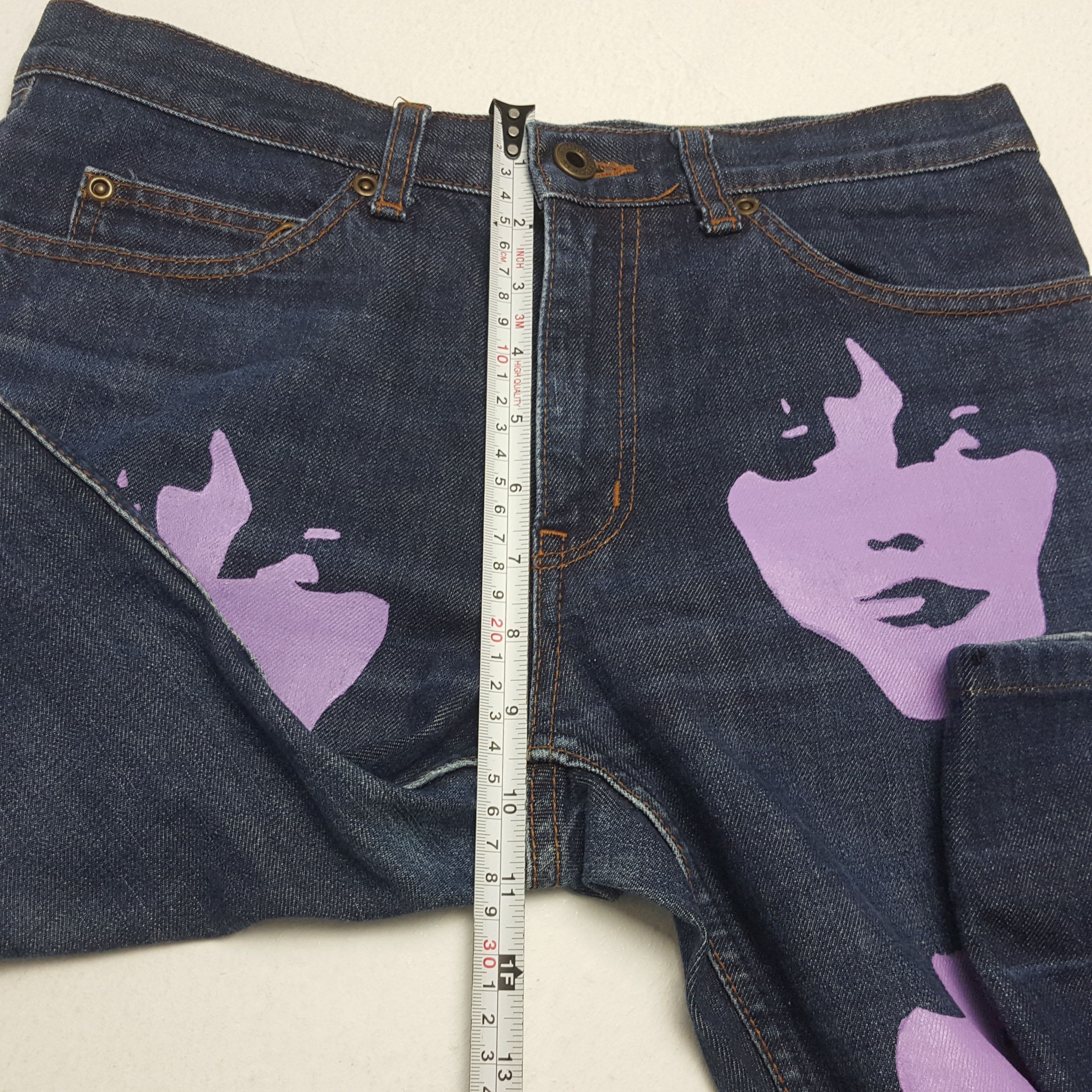 Hysteric Glamour × Japanese Brand × Vintage HYSTERIC GLAMOUR Japanese Brand Custom logo Jeans Pants Size US 29 - 8 Thumbnail