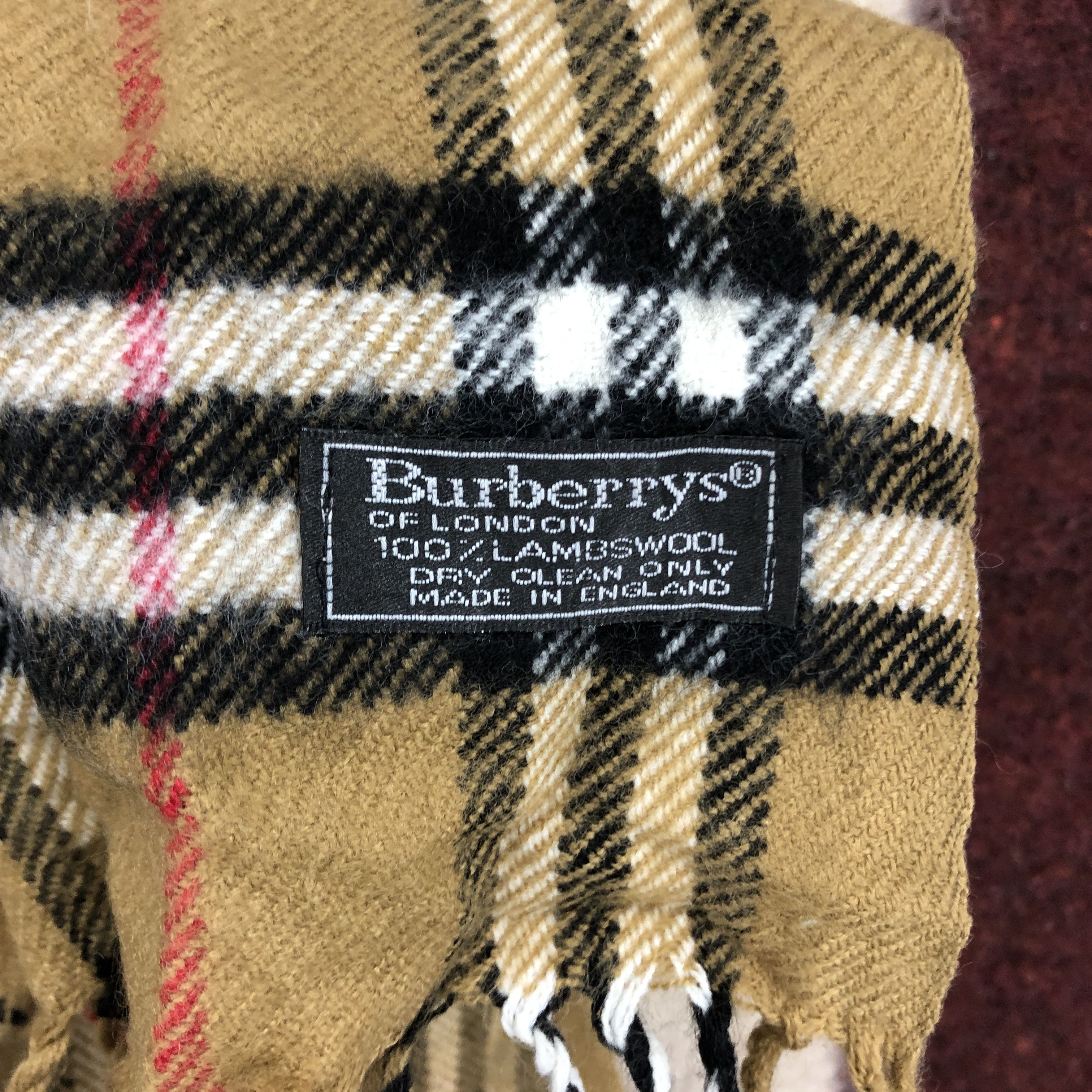 Burberry 90s Vintage BURBERRYS Nova Check Muffler Scarf #0743/AF Size ONE SIZE - 4 Thumbnail