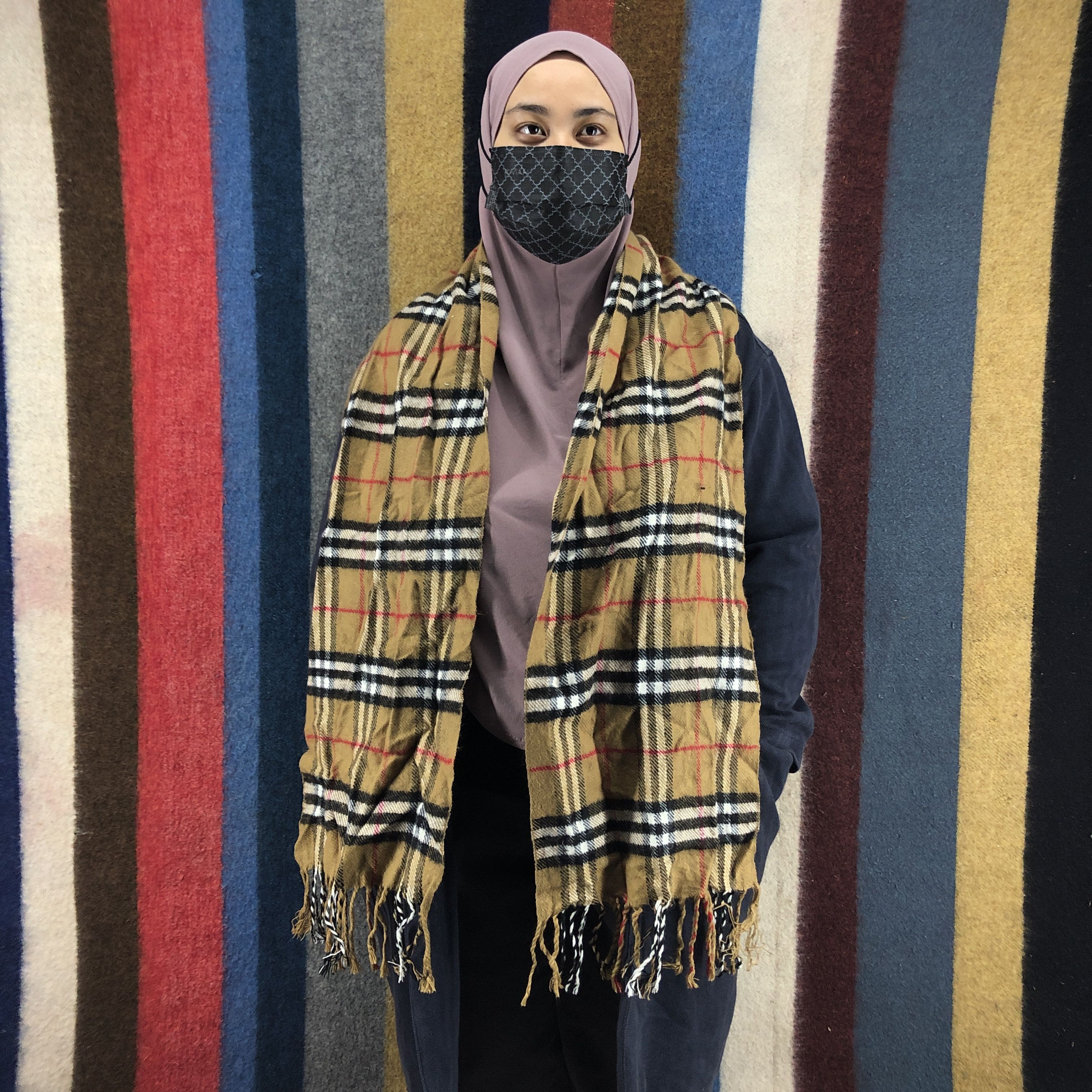 Burberry 90s Vintage BURBERRYS Nova Check Muffler Scarf #0743/AF Size ONE SIZE - 3 Thumbnail