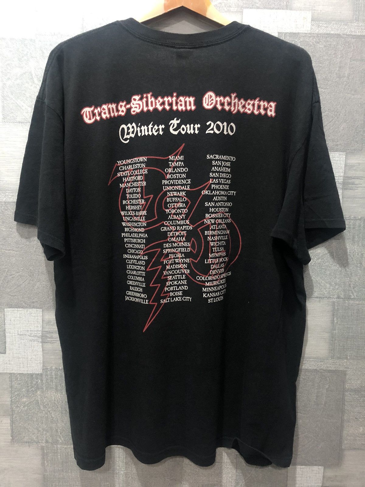 Band Tees Trans Siberian Orchestra winter tour 2010 Size US XL / EU 56 / 4 - 6 Thumbnail