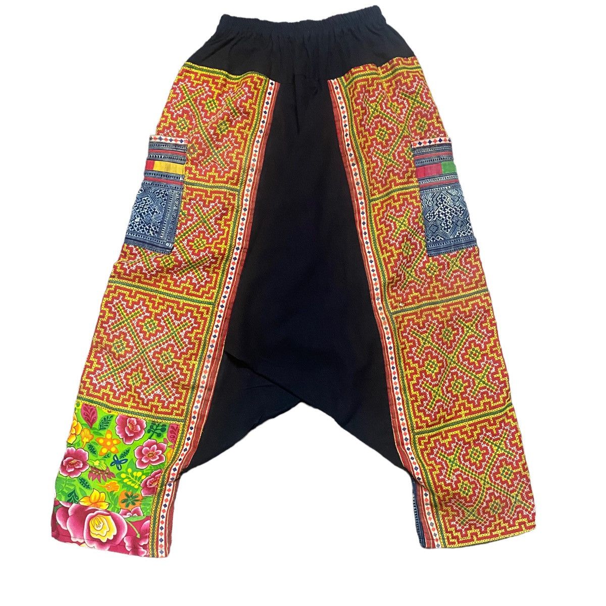 Japanese Brand Japanese Traditional Sarouel Patchwork Pants Size US 32 / EU 48 - 2 Thumbnail