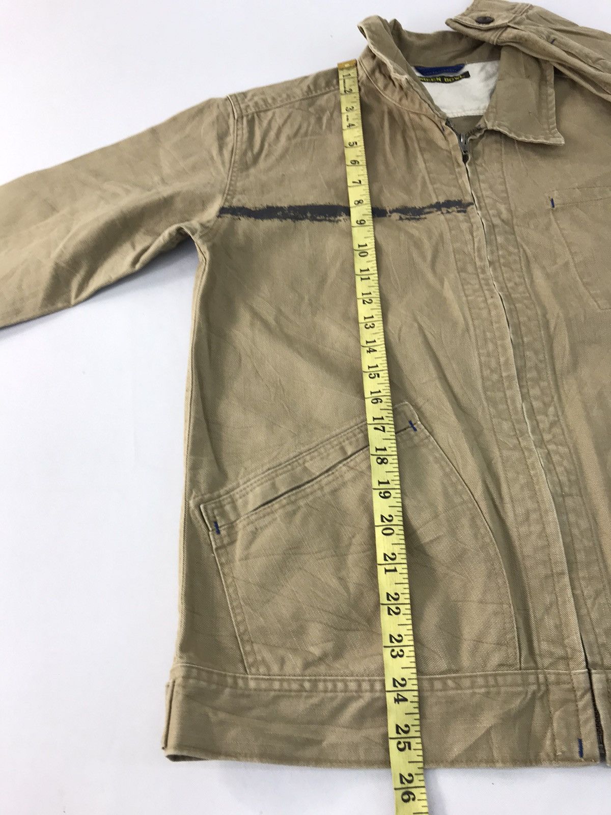 Japanese Brand × Vintage Green Bowl by Old Betty's Khakis Work Jacket Double Pocket Size US L / EU 52-54 / 3 - 10 Thumbnail