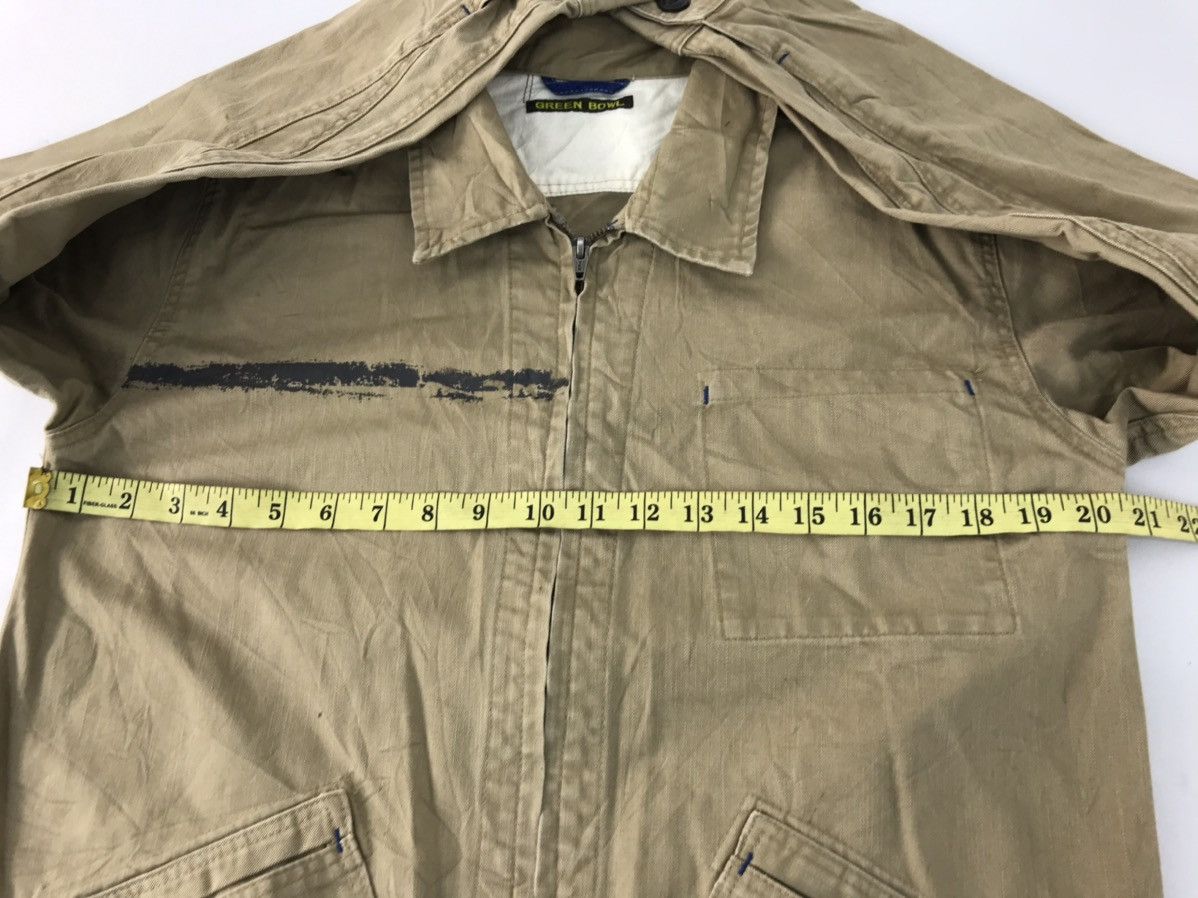 Japanese Brand × Vintage Green Bowl by Old Betty's Khakis Work Jacket Double Pocket Size US L / EU 52-54 / 3 - 9 Thumbnail