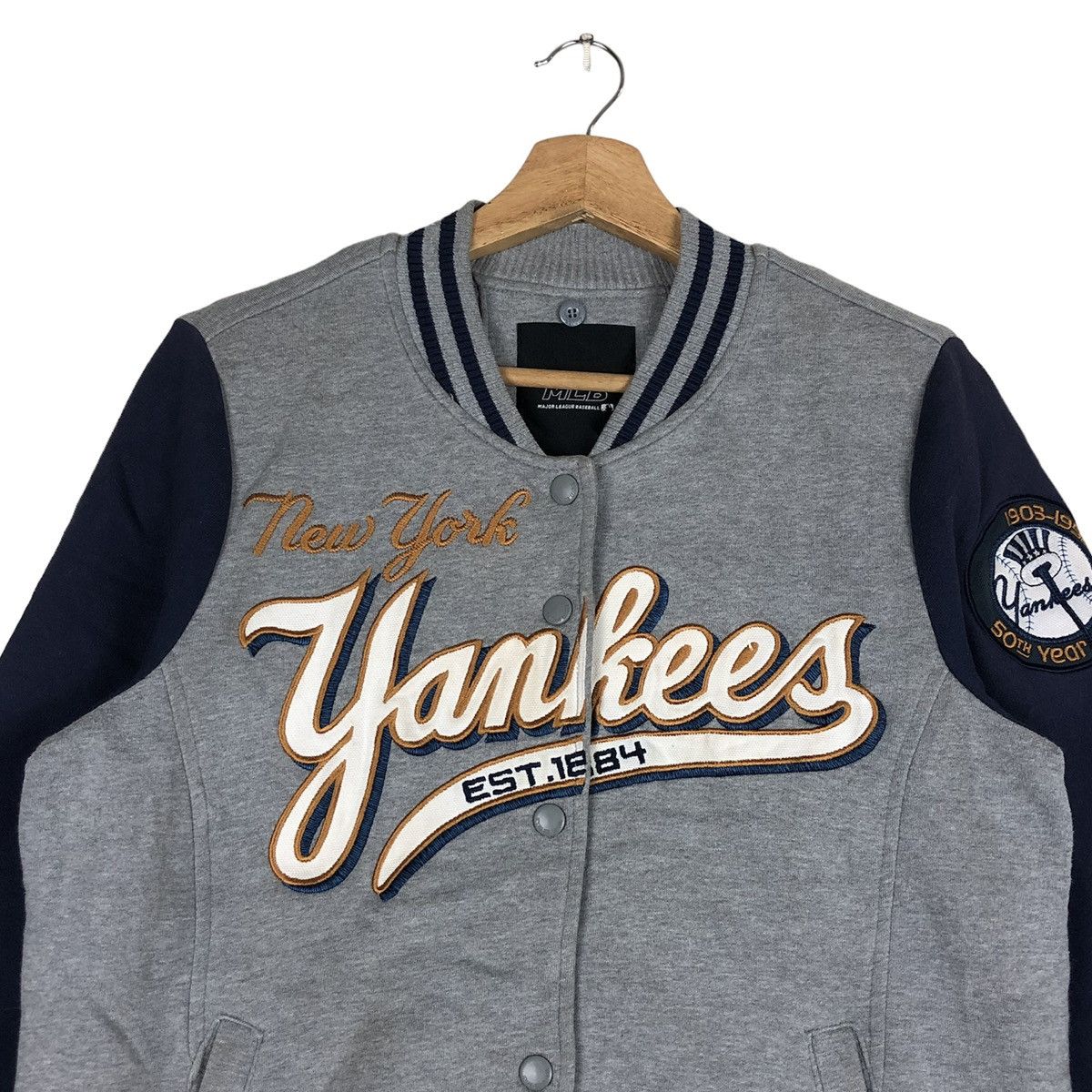 New York Yankees New York Yankees Varsity Jacket Size M / US 6-8 / IT 42-44 - 3 Thumbnail