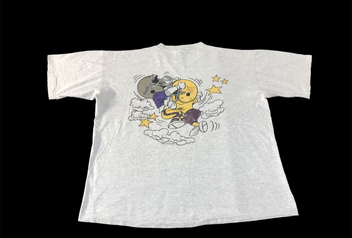 Vintage 90s 1991 Coupe Vanier Cup Golden Hawks Vs Mounties Tee R162j Size US L / EU 52-54 / 3 - 3 Thumbnail