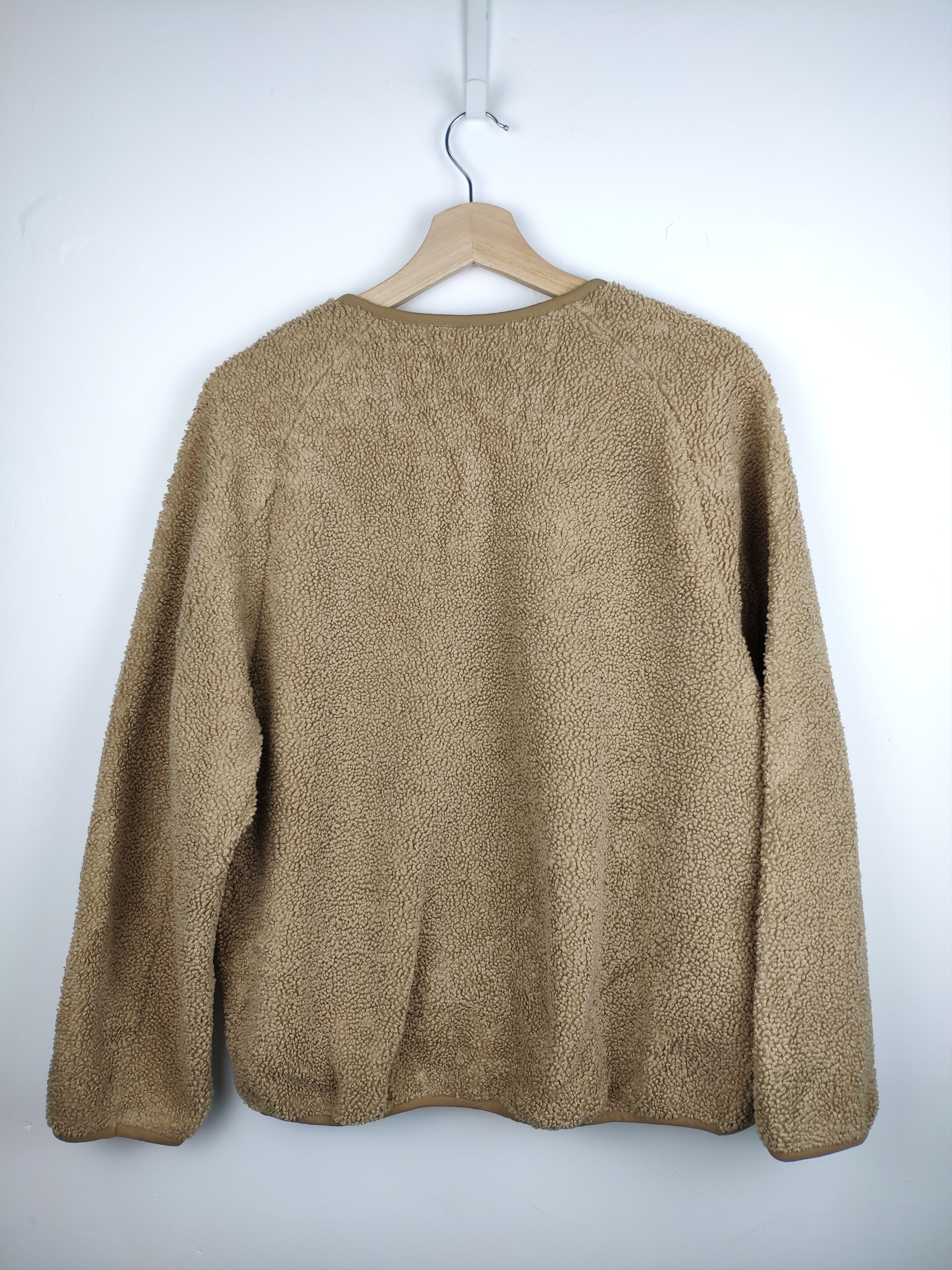 Japanese Brand × Uniqlo Uniqlo Cardigan Sherpa Jacket V Neck Size US M / EU 48-50 / 2 - 8 Thumbnail