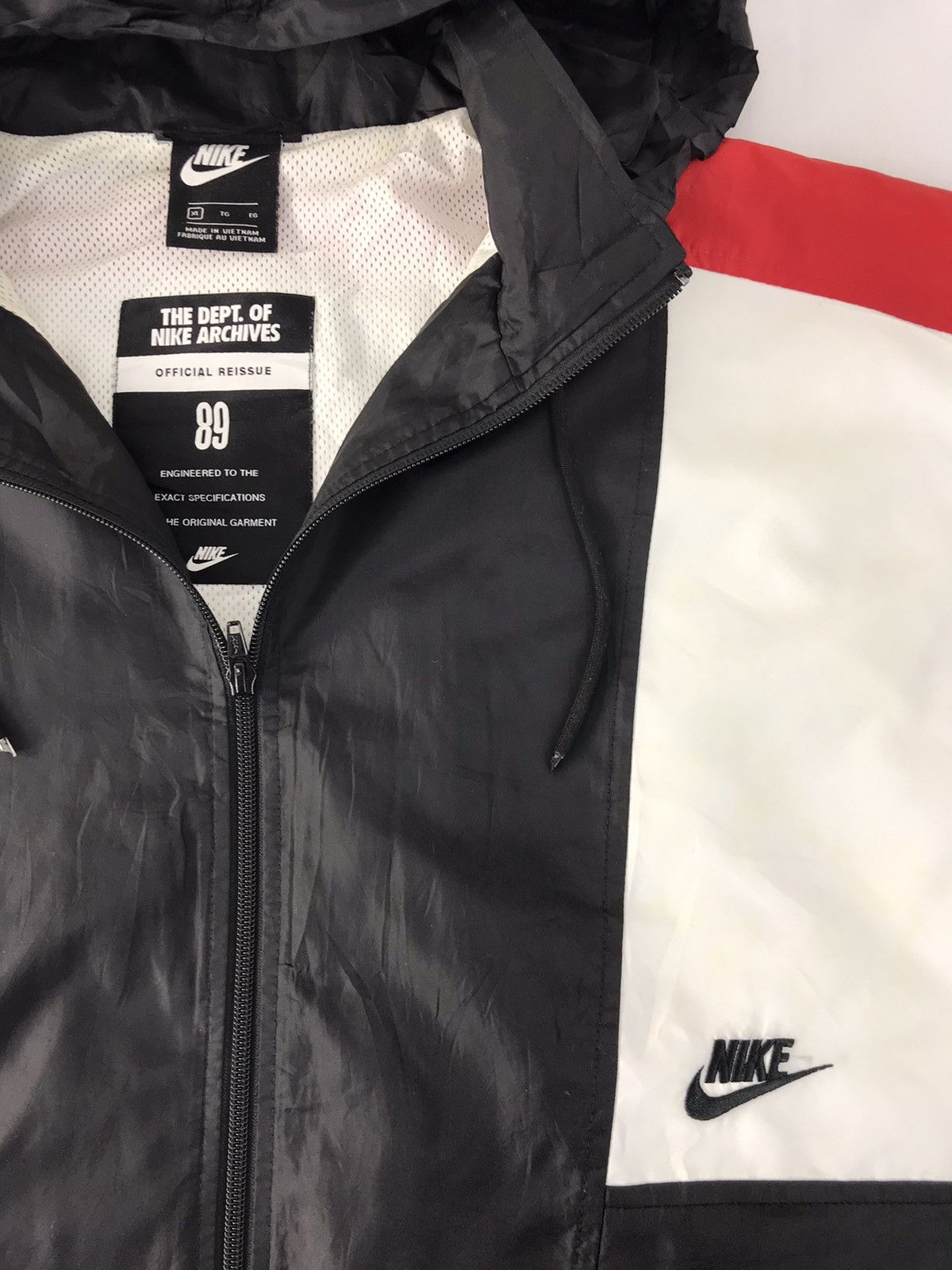 Nike Dept. of Nike Archieves Windbreaker Jacket Nylon K876j Size US XL / EU 56 / 4 - 2 Thumbnail